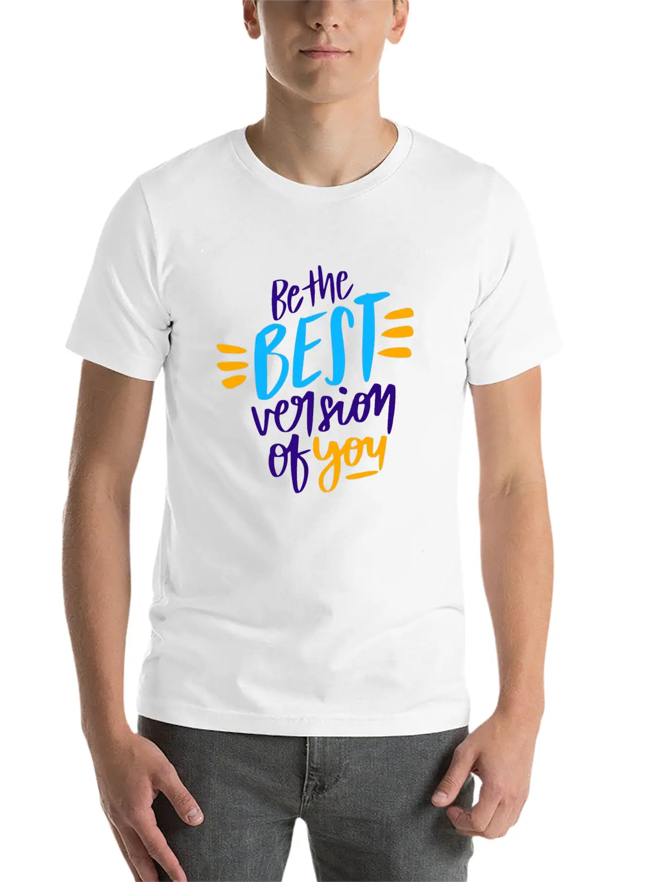 Be The Best Version Of You Timeless Short Sleeve Tee – Comfy And Minimalist Design