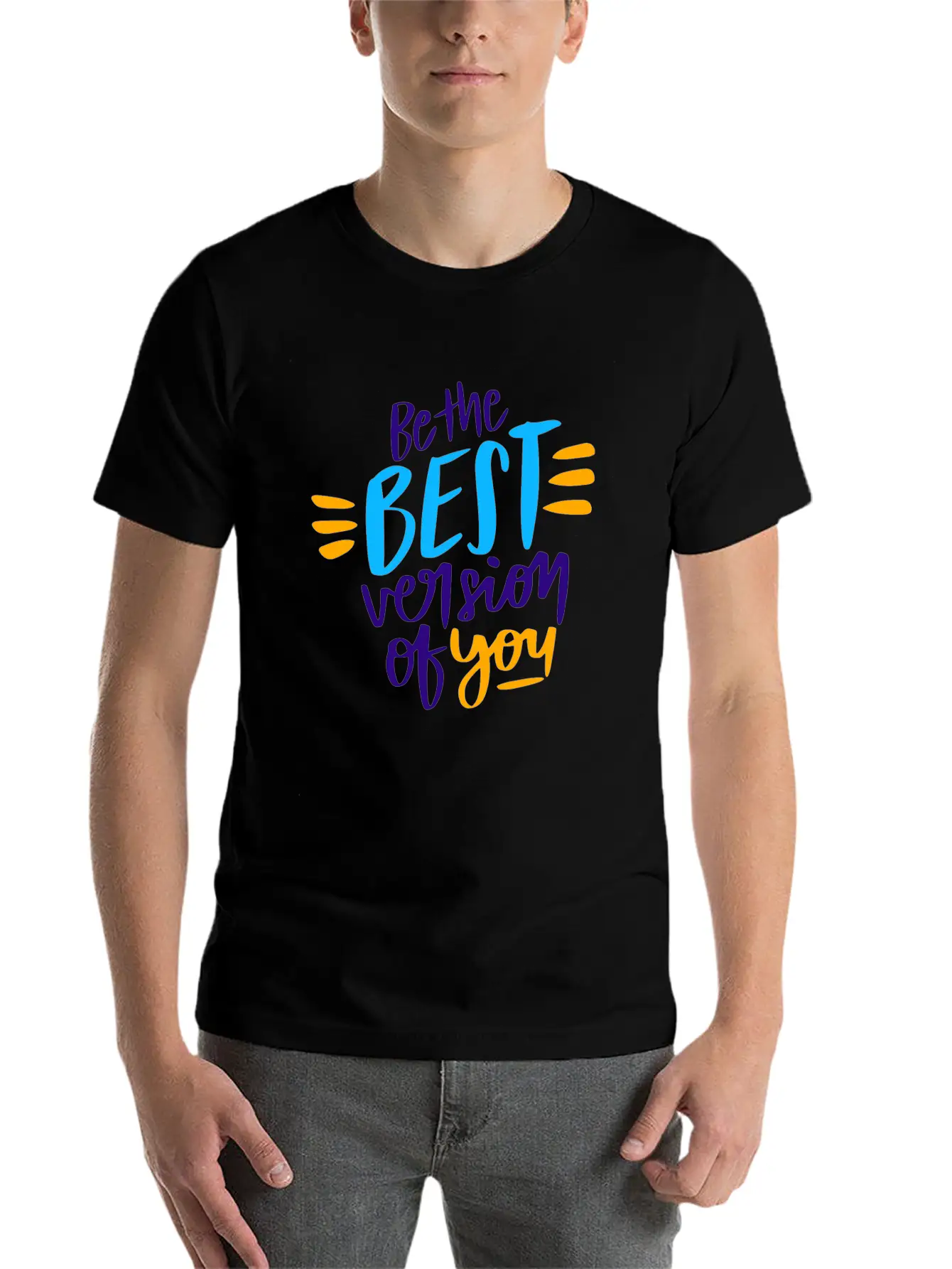Be The Best Version Of You Timeless Short Sleeve Tee – Comfy And Minimalist Design