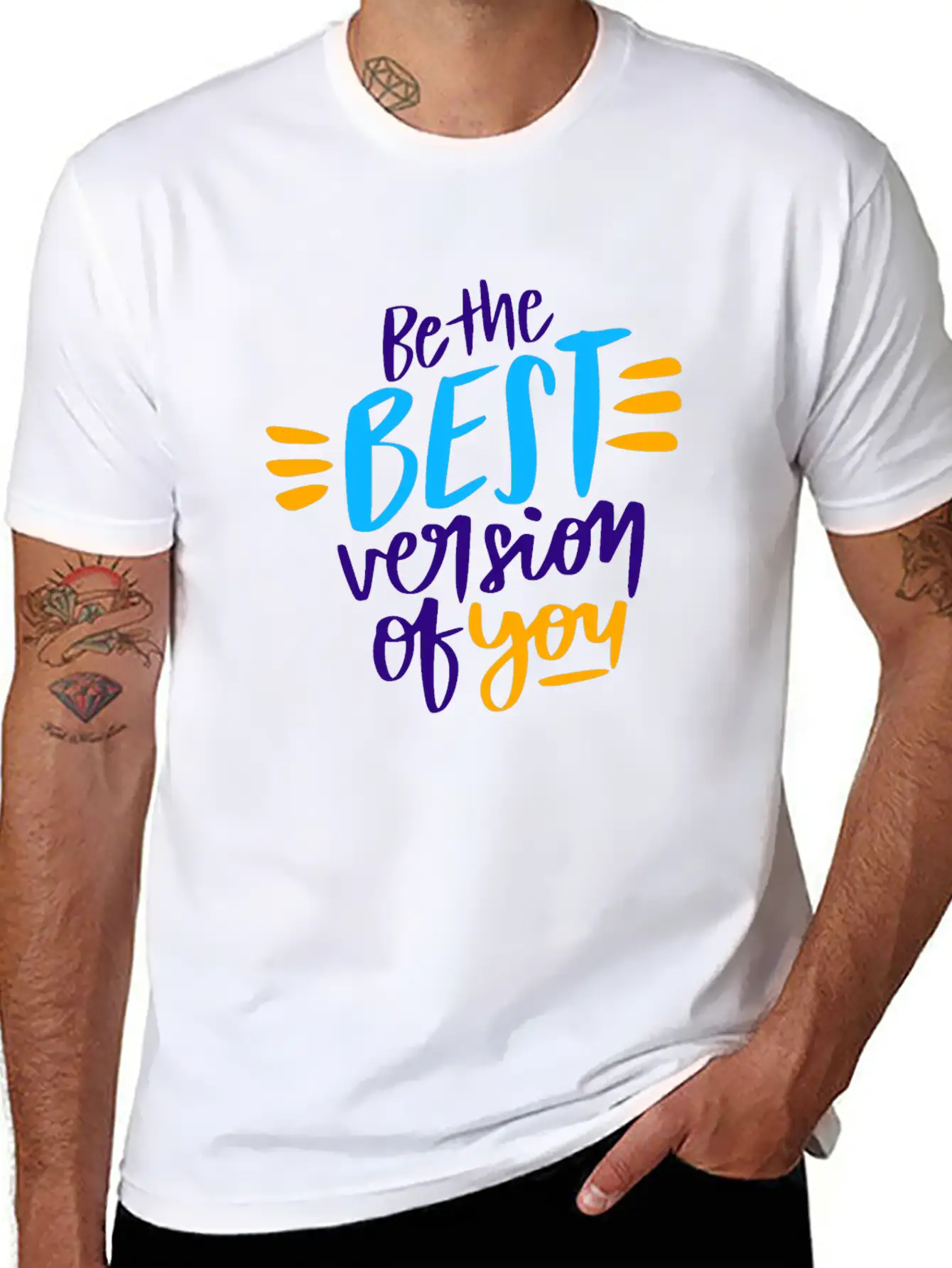 Be The Best Version Of You Timeless Short Sleeve Tee – Comfy And Minimalist Design