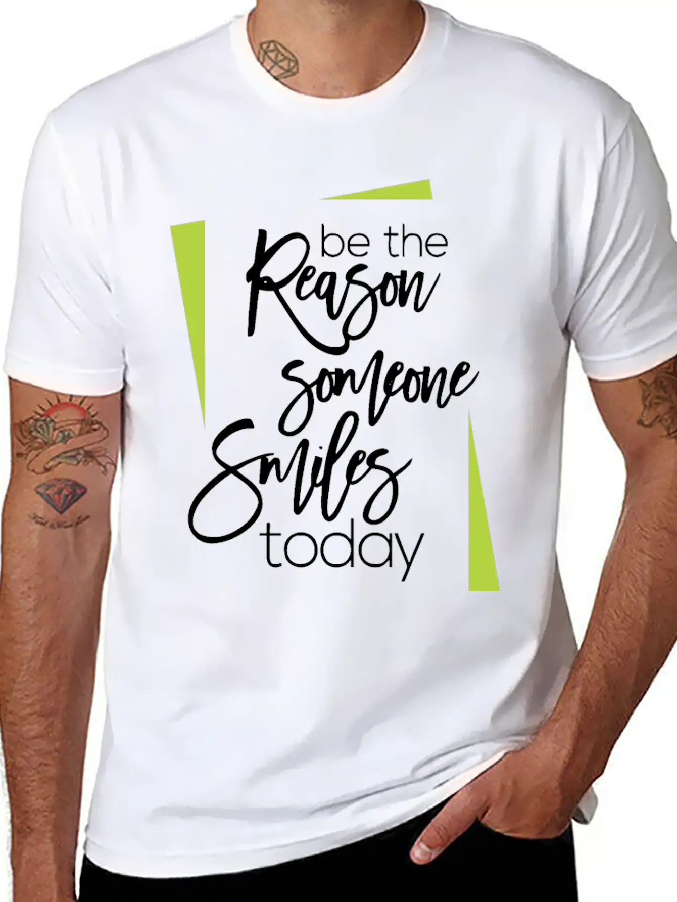 Be The Reason Someone Smiles Today Timeless Short Sleeve Tee – Comfy And Minimalist Design