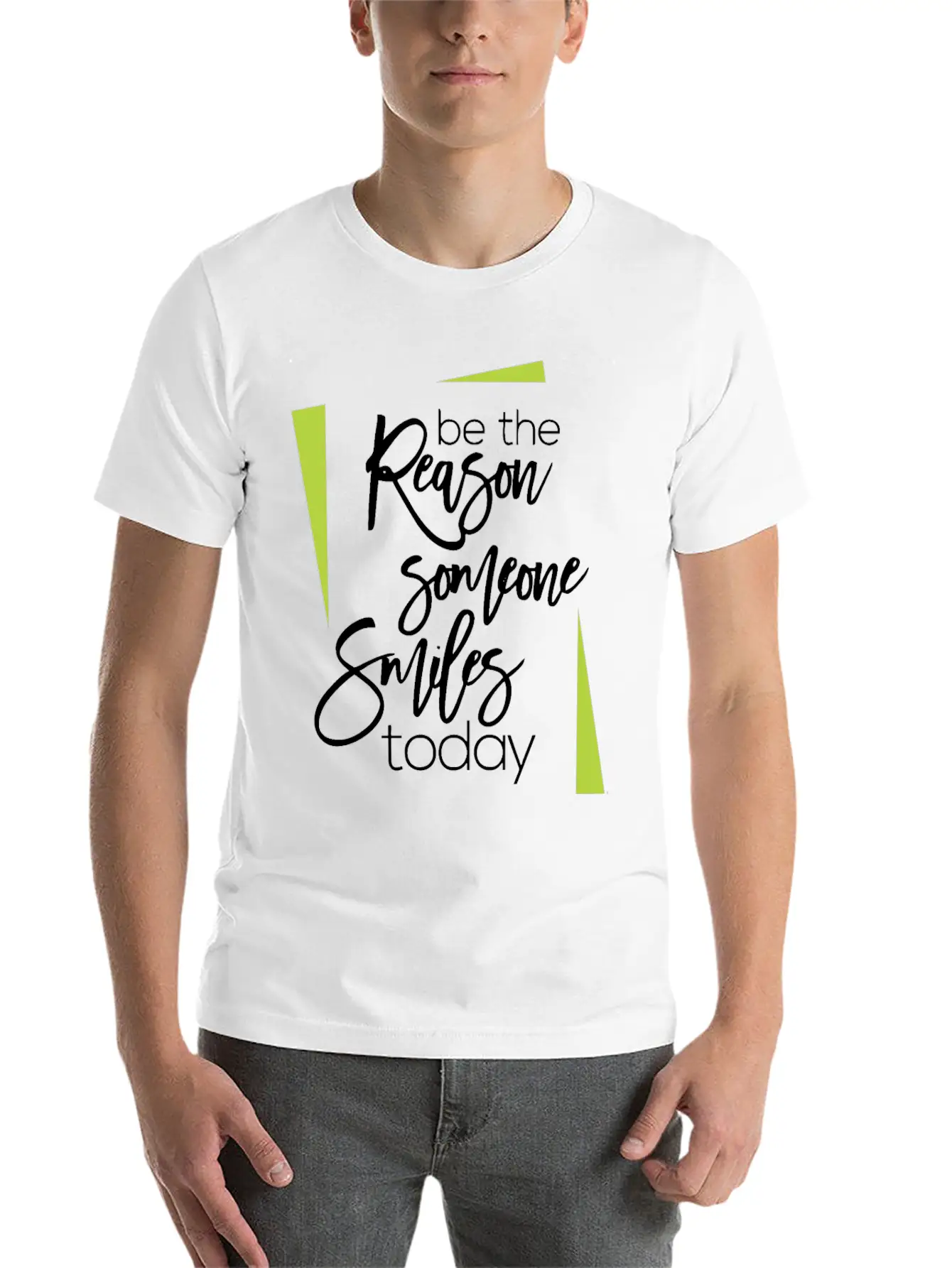 Be The Reason Someone Smiles Today Timeless Short Sleeve Tee – Comfy And Minimalist Design