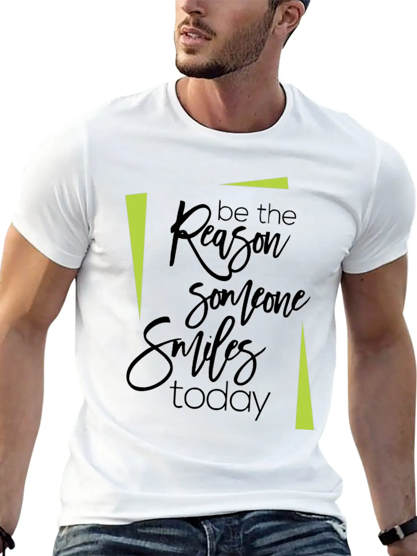 Be The Reason Someone Smiles Today Timeless Short Sleeve Tee – Comfy And Minimalist Design