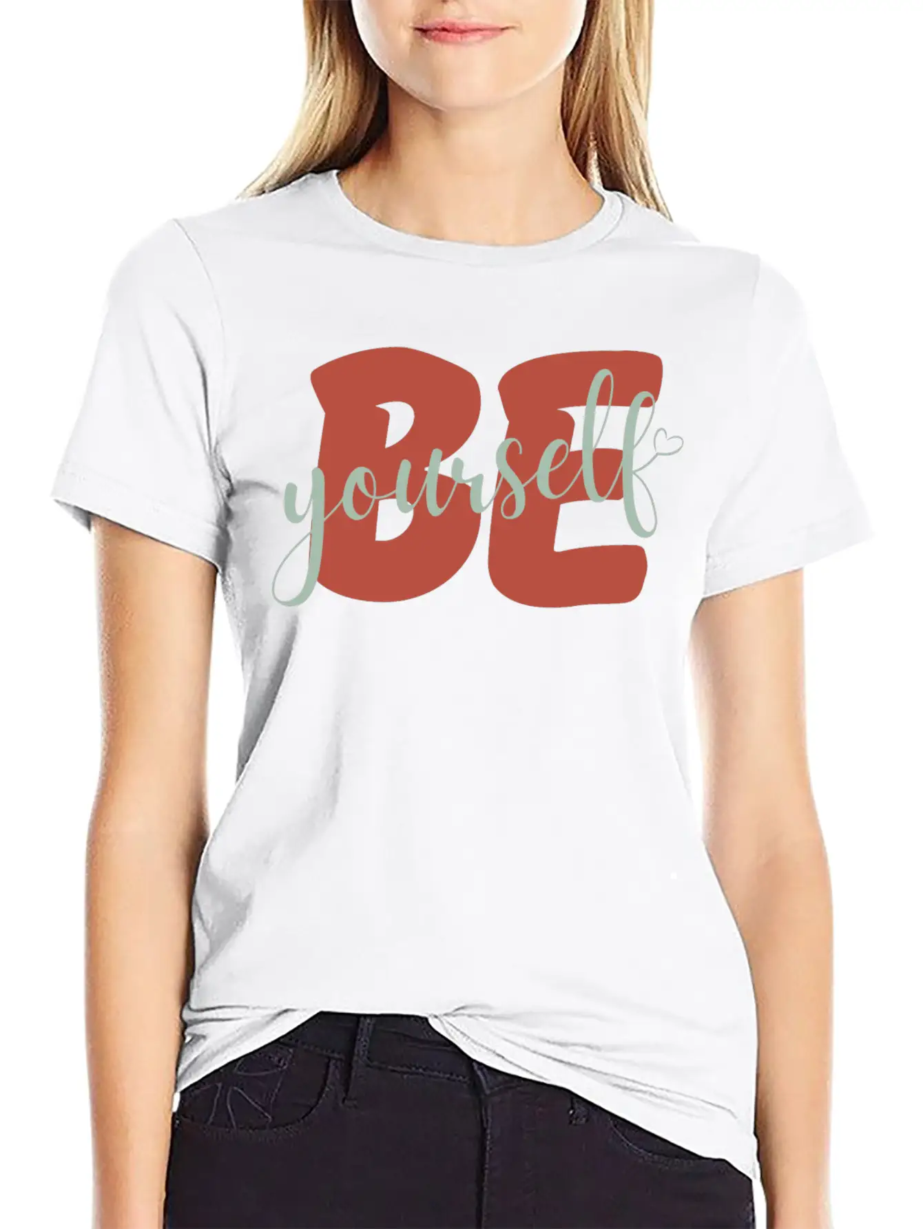 Be Yourself Motivational Self Love Stylish Everyday T-Shirt – Unisex Basic Cotton Tee