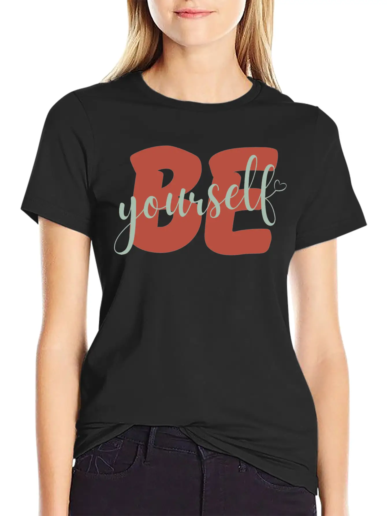 Be Yourself Motivational Self Love Stylish Everyday T-Shirt – Unisex Basic Cotton Tee