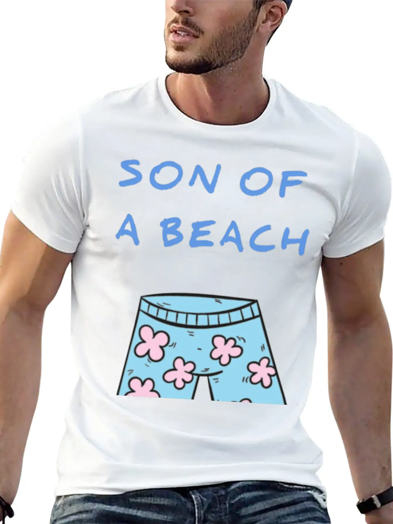 Beach Breezes Stylish Everyday T-Shirt – Unisex Basic Cotton Tee