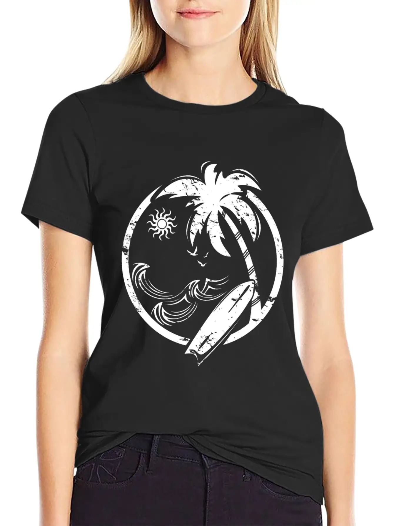 Beach Ocean Surfing Caribbean Hawaii Gift Stylish Everyday T-Shirt – Unisex Basic Cotton Tee