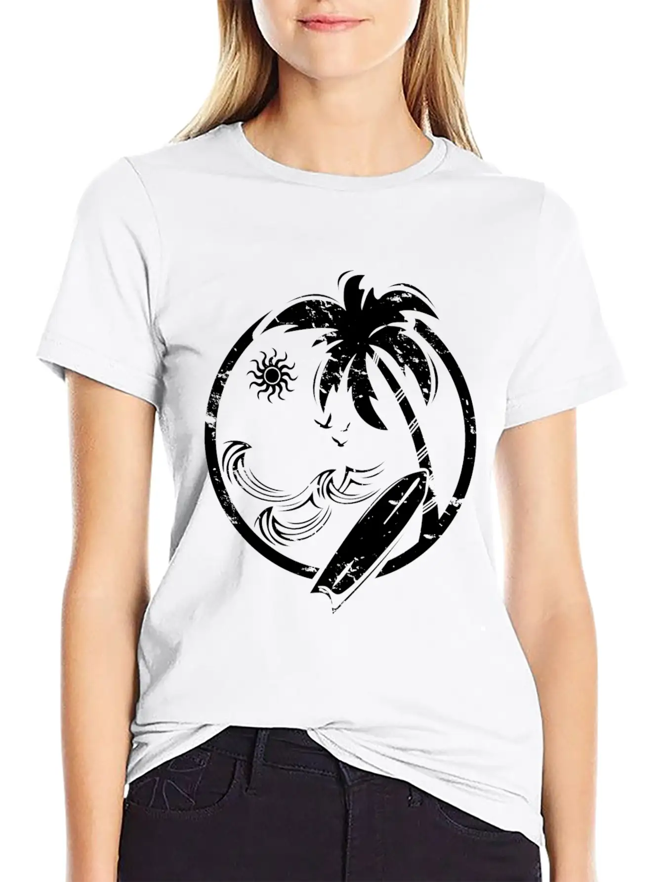 Beach Ocean Surfing Caribbean Hawaii Gift Stylish Everyday T-Shirt – Unisex Basic Cotton Tee