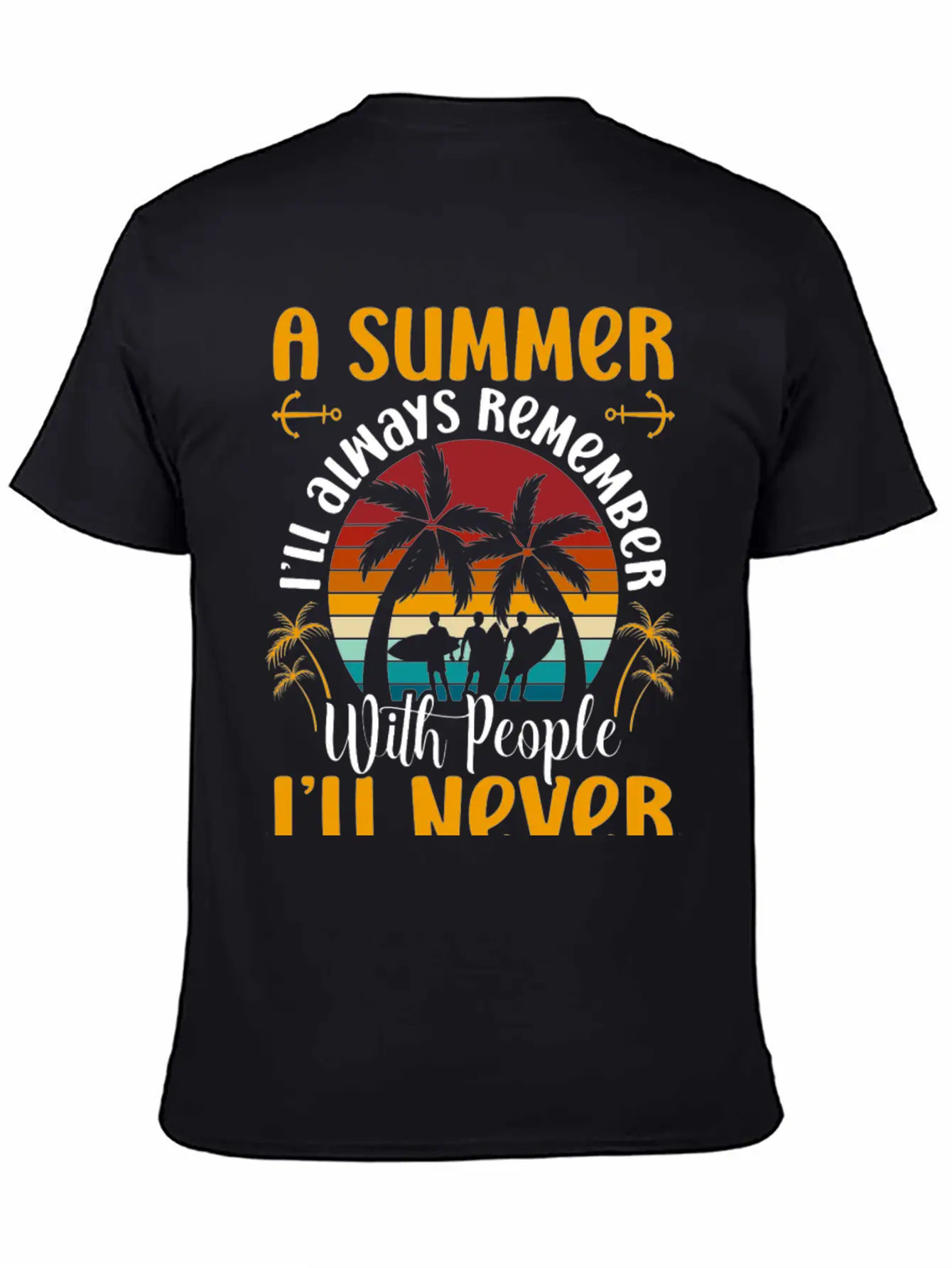 Beach Waves Island Timeless Short Sleeve Tee – Comfy And Minimalist Design
