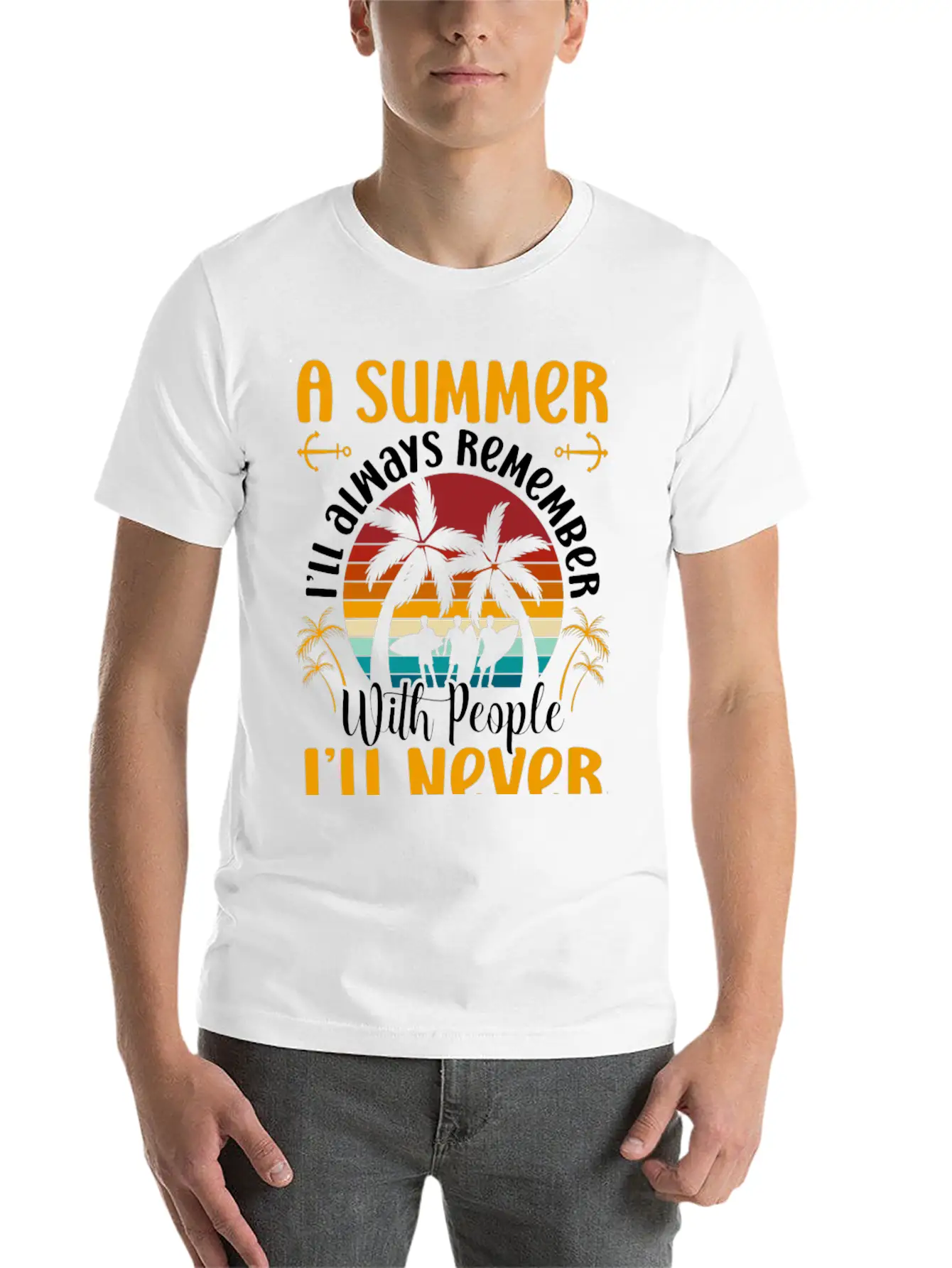 Beach Waves Island Timeless Short Sleeve Tee – Comfy And Minimalist Design