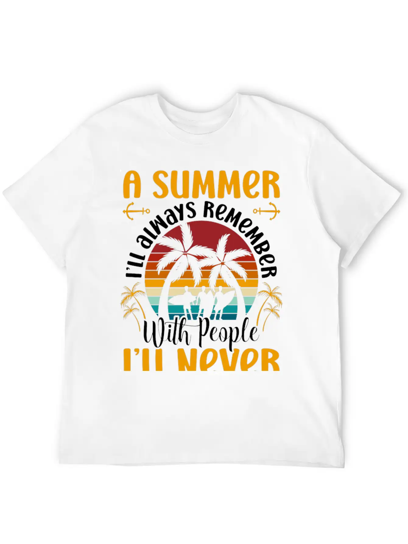 Beach Waves Island Timeless Short Sleeve Tee – Comfy And Minimalist Design