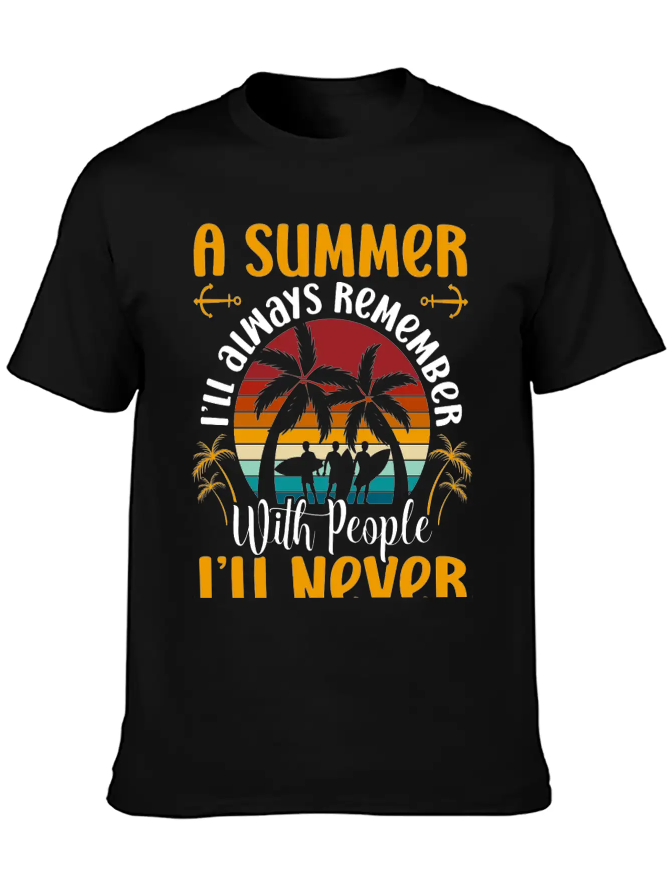 Beach Waves Island Timeless Short Sleeve Tee – Comfy And Minimalist Design
