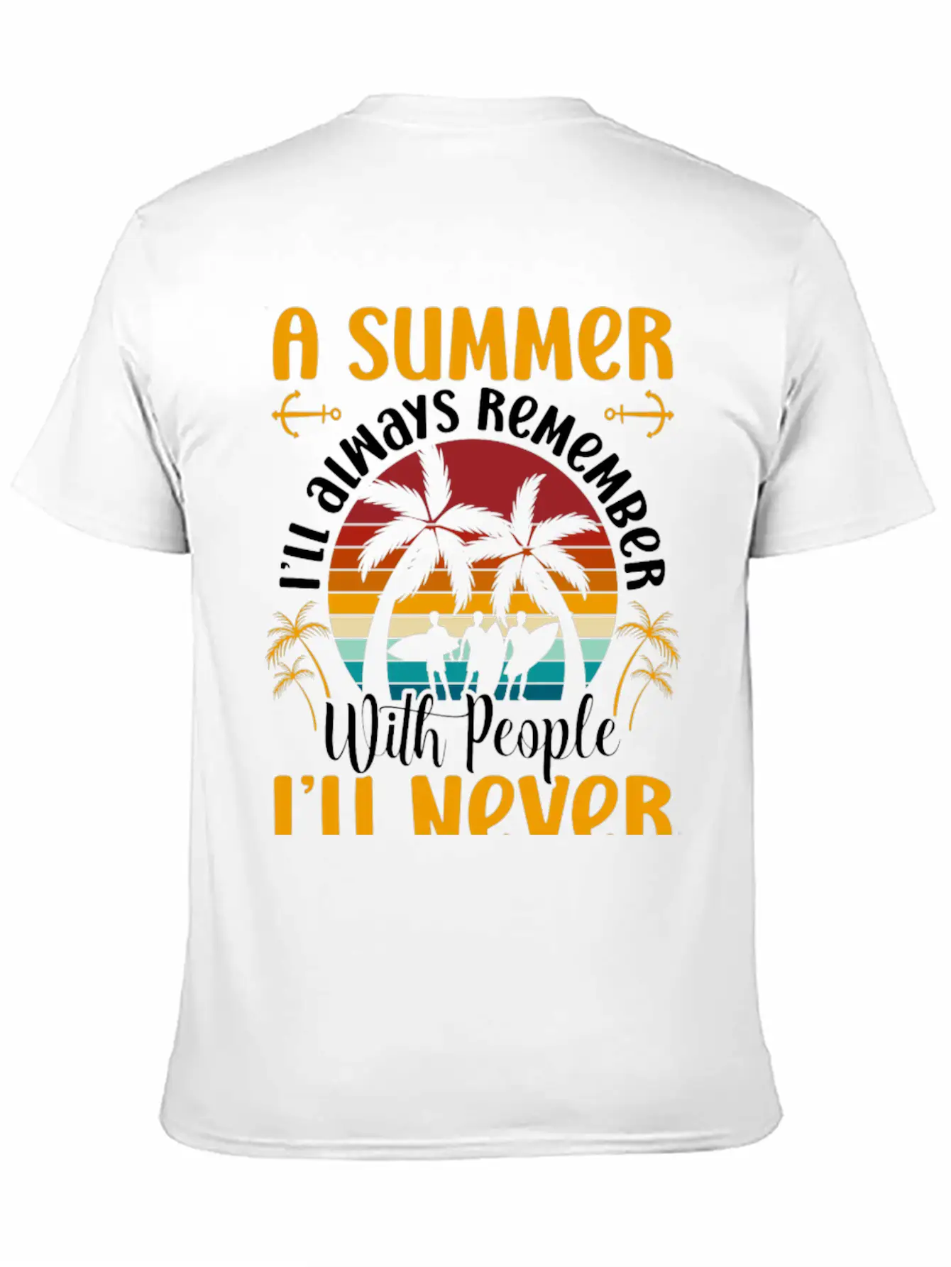 Beach Waves Island Timeless Short Sleeve Tee – Comfy And Minimalist Design