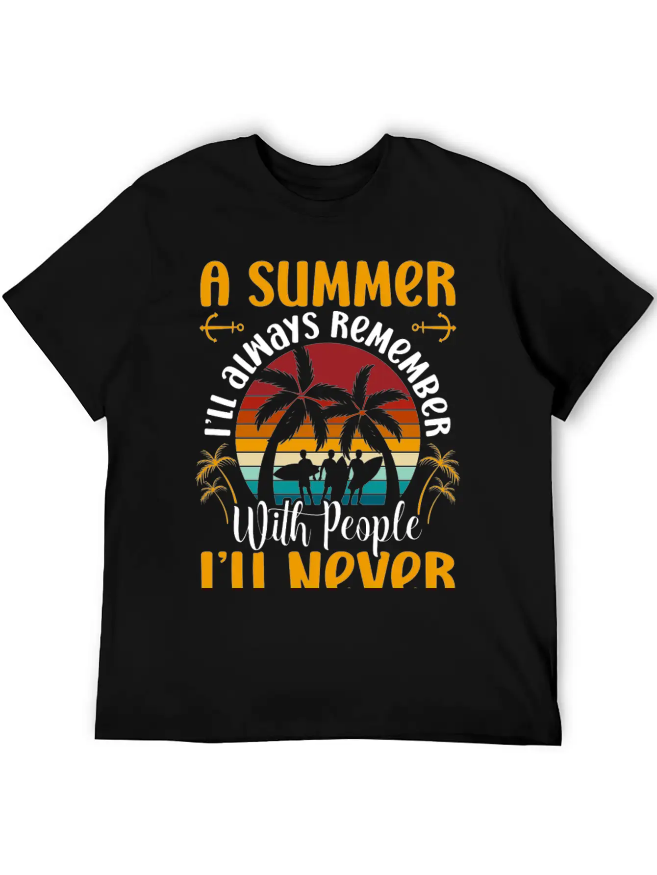 Beach Waves Island Timeless Short Sleeve Tee – Comfy And Minimalist Design