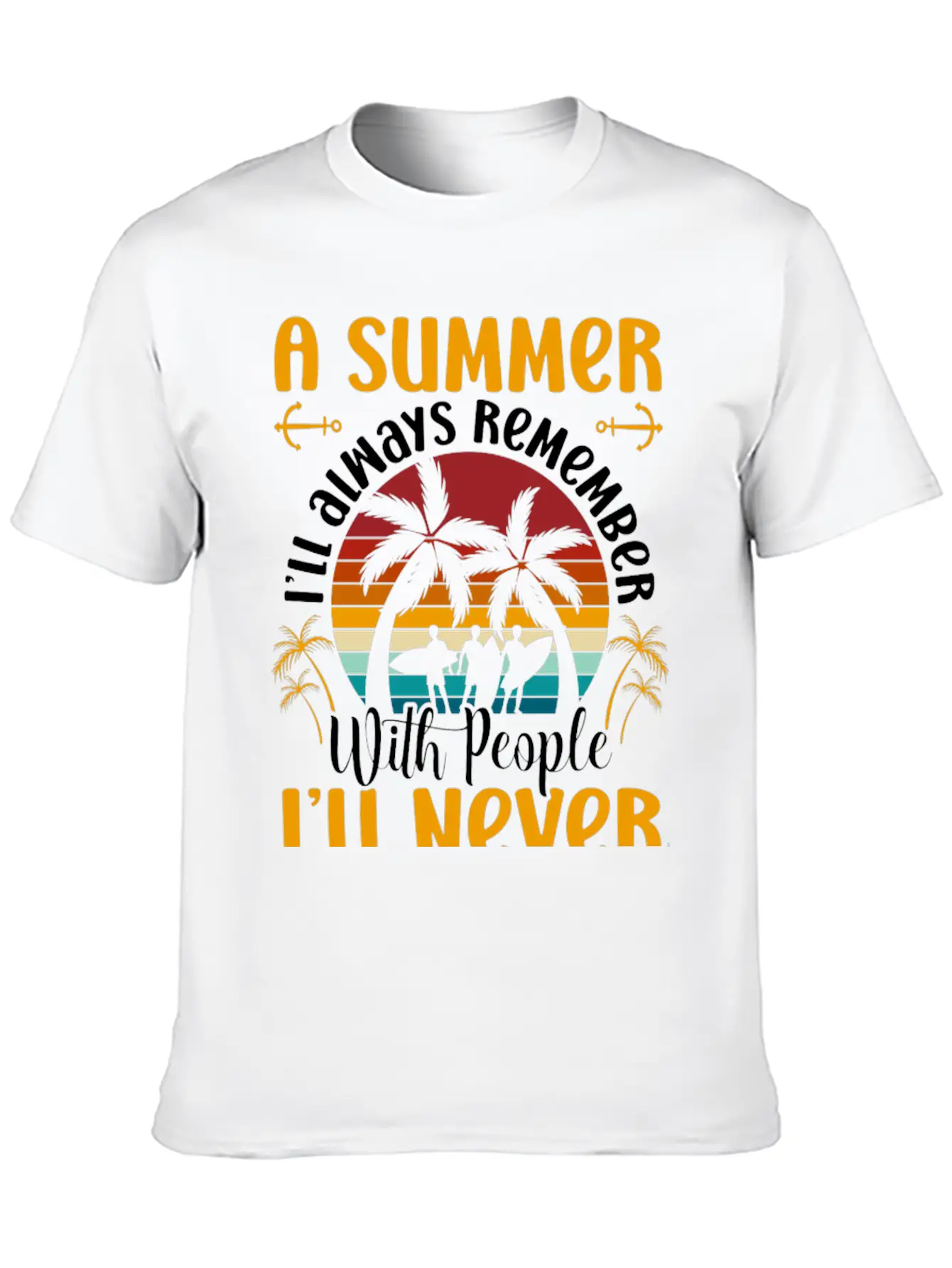 Beach Waves Island Timeless Short Sleeve Tee – Comfy And Minimalist Design