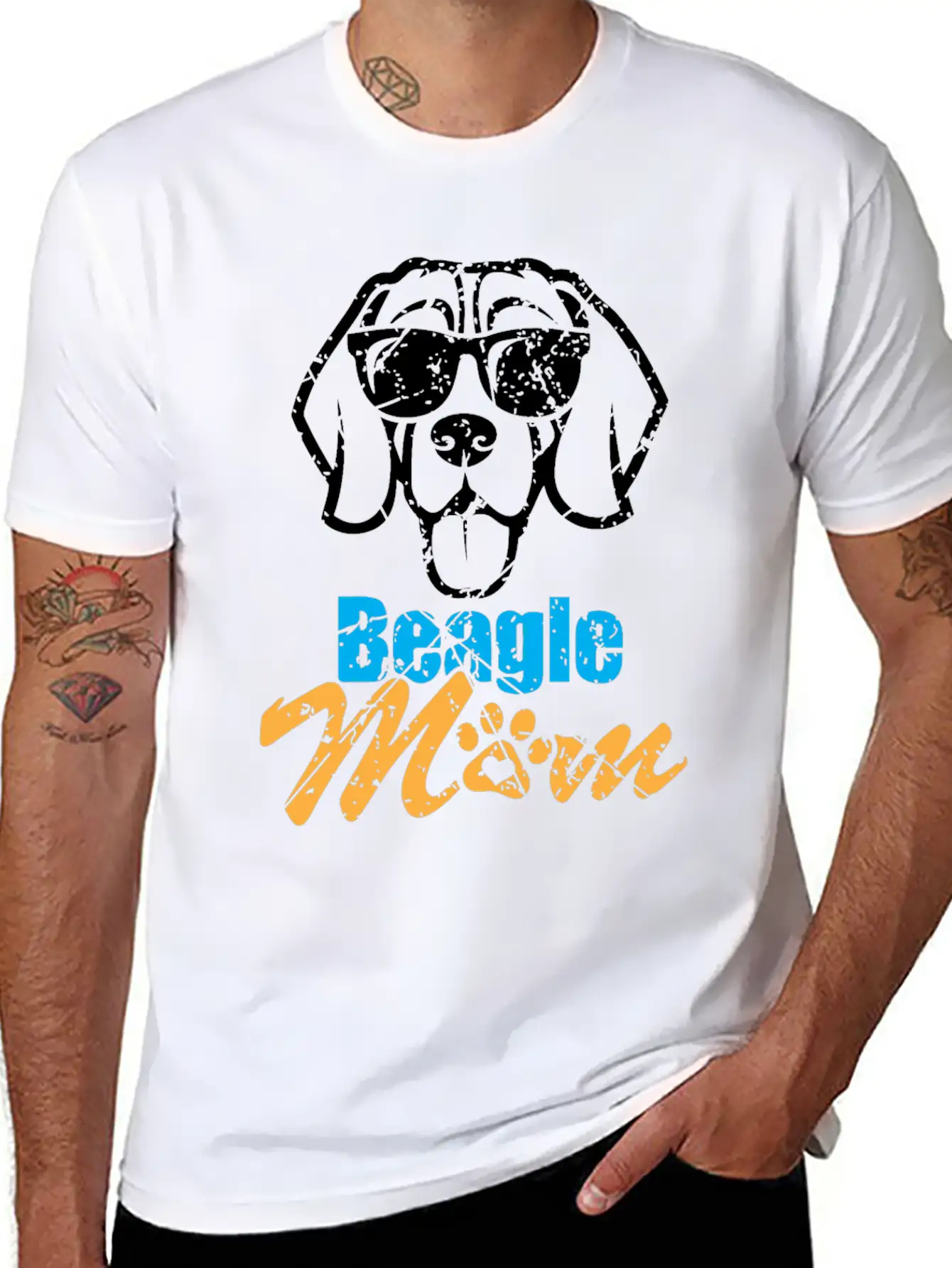 Beagle Dog Stylish Everyday T-Shirt – Unisex Basic Cotton Tee