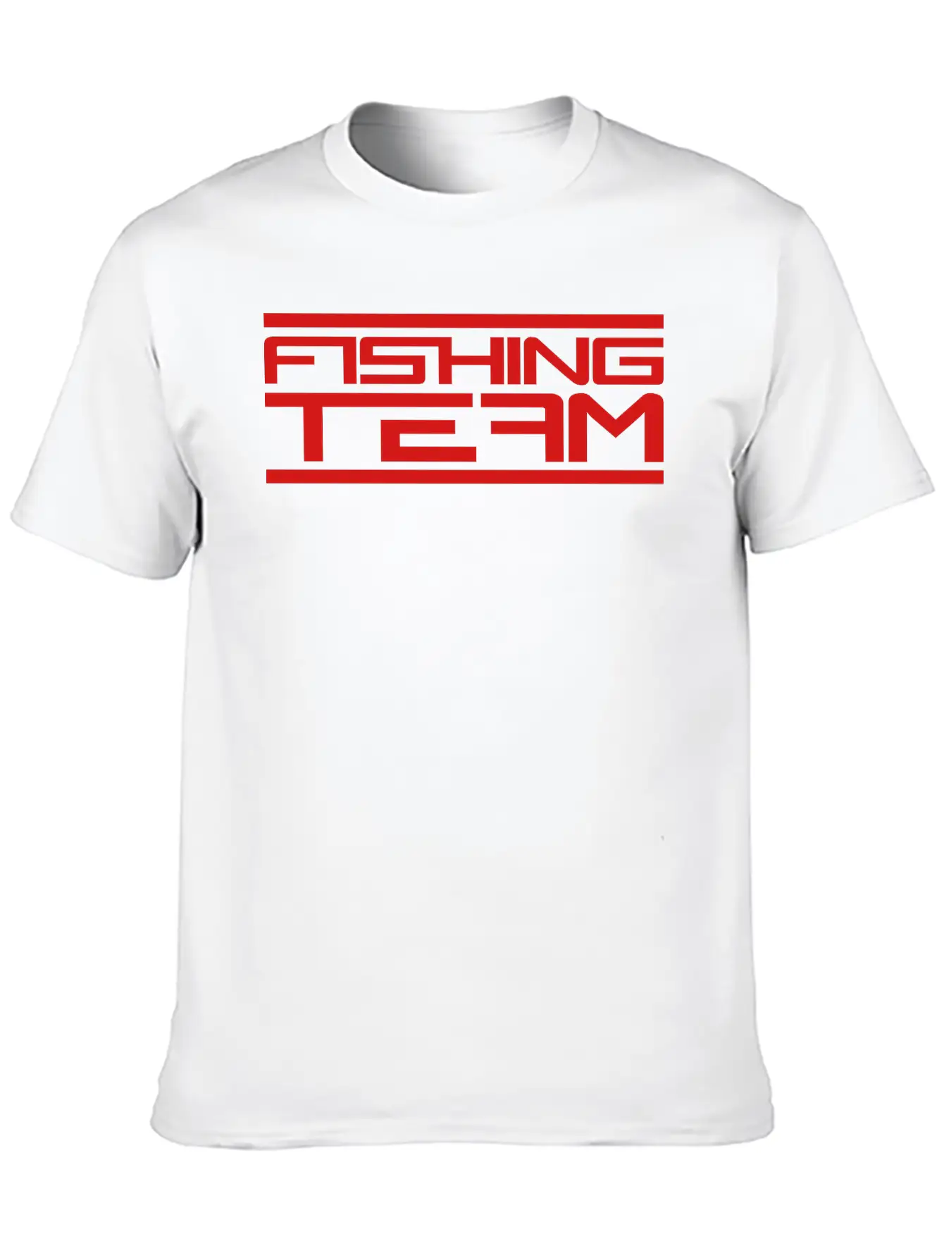 Beam Red Fishing Team Sport Logo Caught Fish Fishi Timeless Short Sleeve Tee – Comfy And Minimalist Design