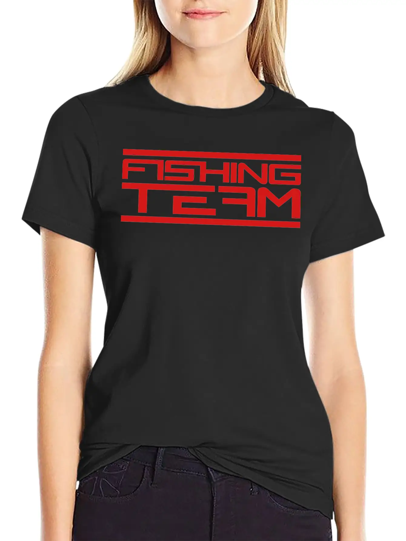 Beam Red Fishing Team Sport Logo Caught Fish Fishi Timeless Short Sleeve Tee – Comfy And Minimalist Design