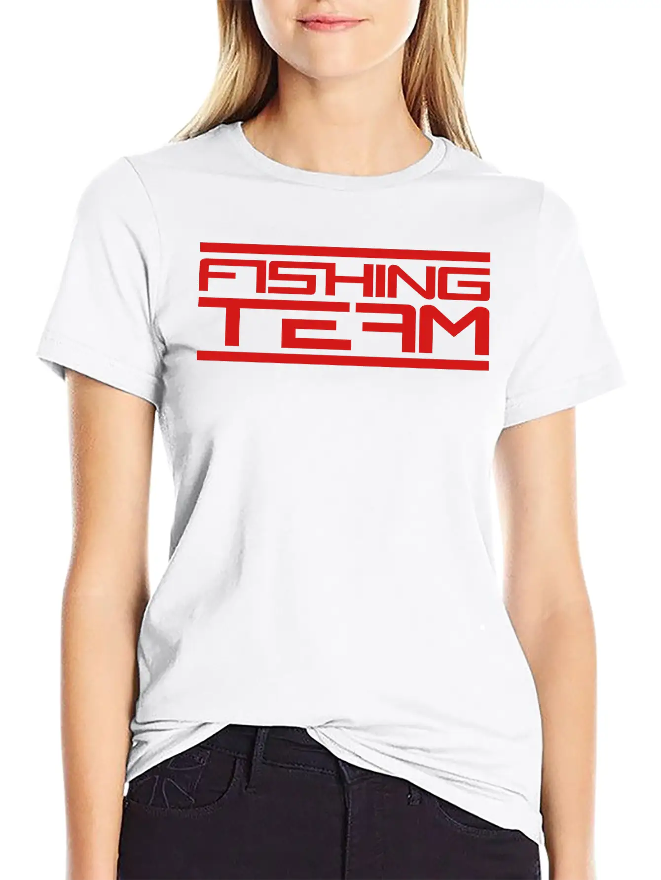 Beam Red Fishing Team Sport Logo Caught Fish Fishi Timeless Short Sleeve Tee – Comfy And Minimalist Design