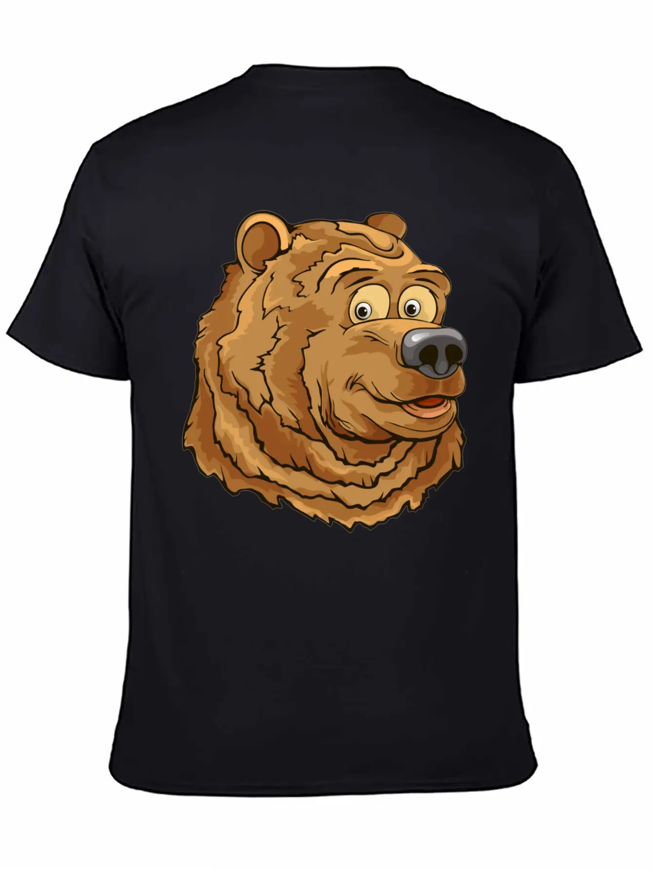 Bear Face Basic Graphic T-Shirt – Daily Comfort In Soft Cotton