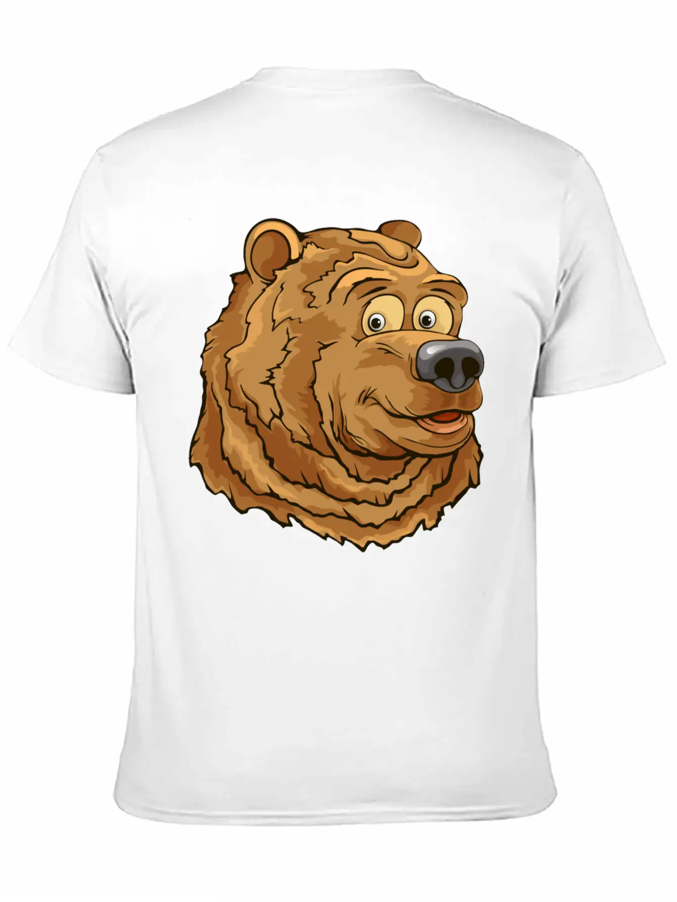 Bear Face Basic Graphic T-Shirt – Daily Comfort In Soft Cotton