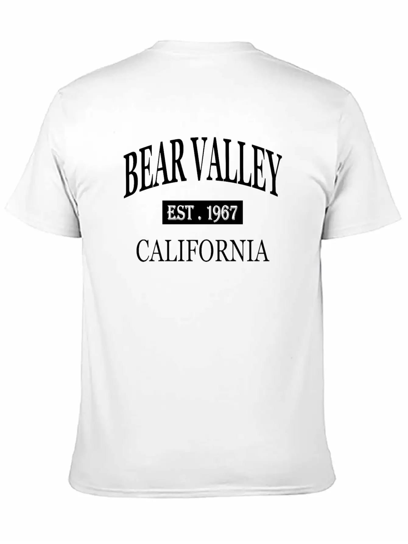 BEAR VALLEY CALIFORNIA Basic Graphic T-Shirt – Daily Comfort In Soft Cotton