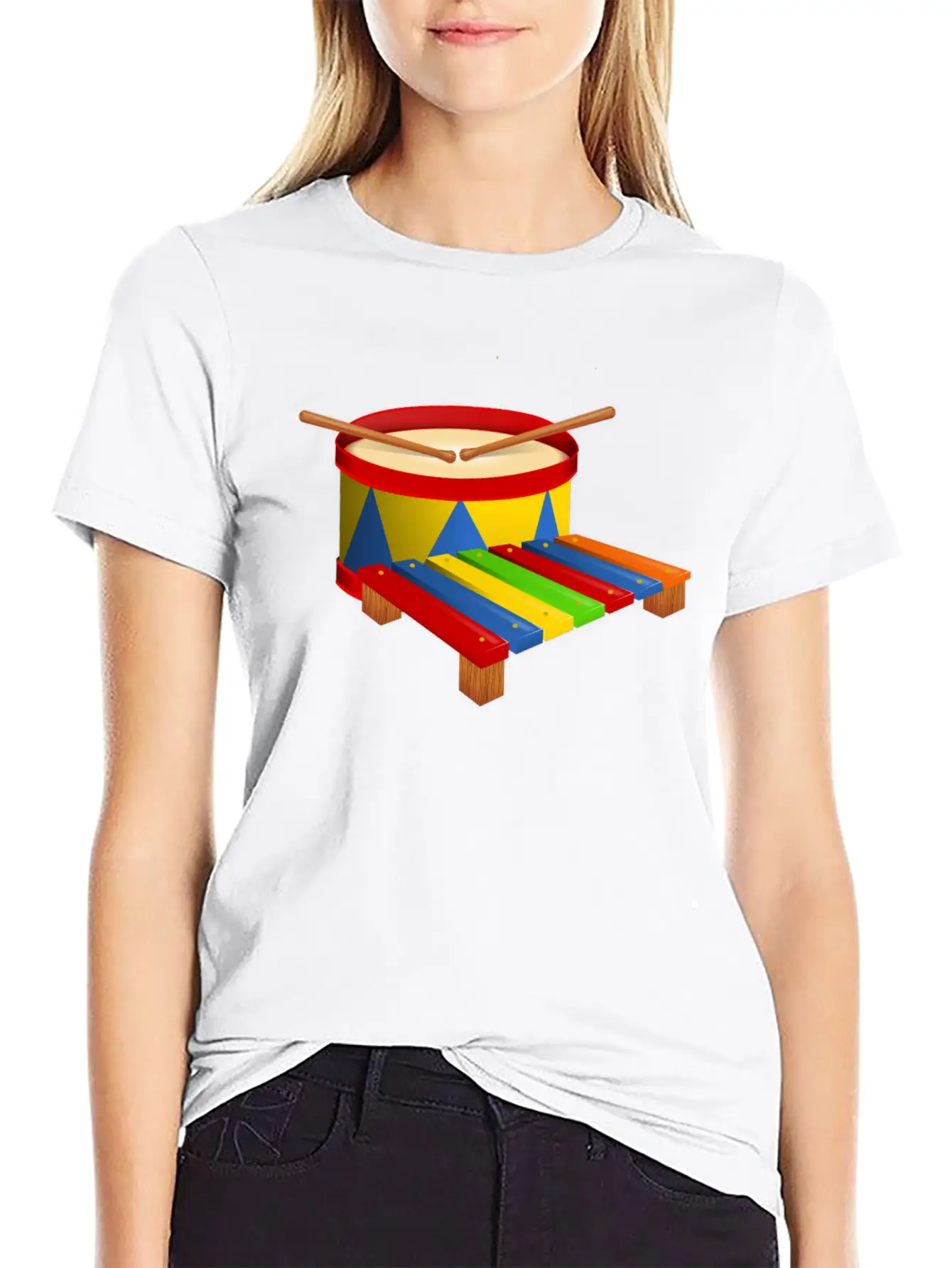 Beat The Drum Comfortable Minimalist Graphic Tee – Summer Style Essential