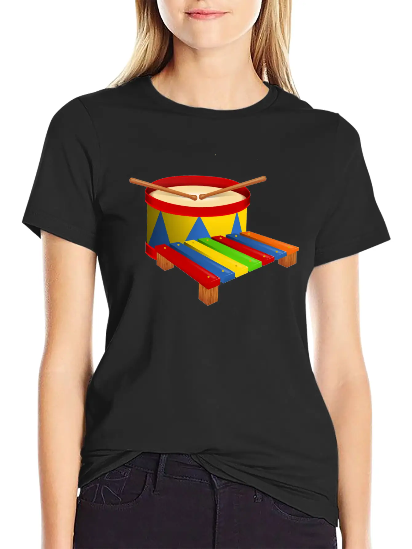 Beat The Drum Comfortable Minimalist Graphic Tee – Summer Style Essential