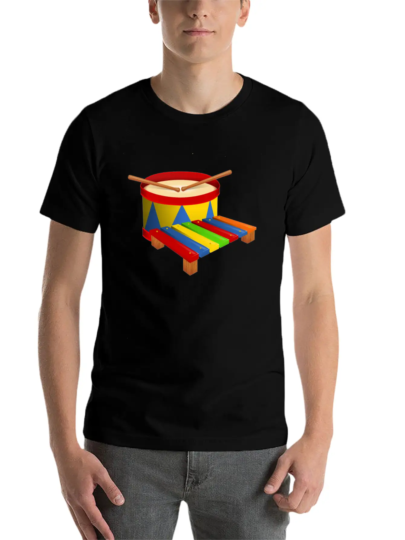 Beat The Drum Comfortable Minimalist Graphic Tee – Summer Style Essential