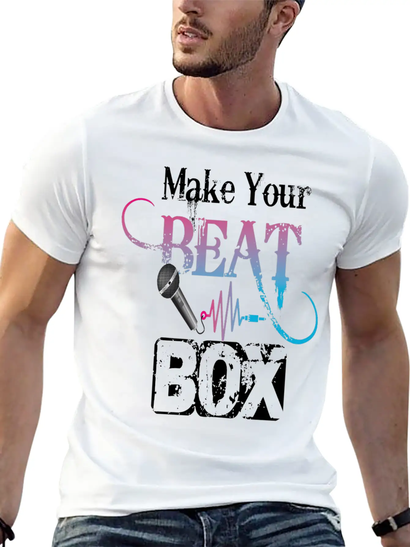 Beatboxing Beatbox Hiphop Fifth Element Of Music Stylish Everyday T-Shirt – Unisex Basic Cotton Tee
