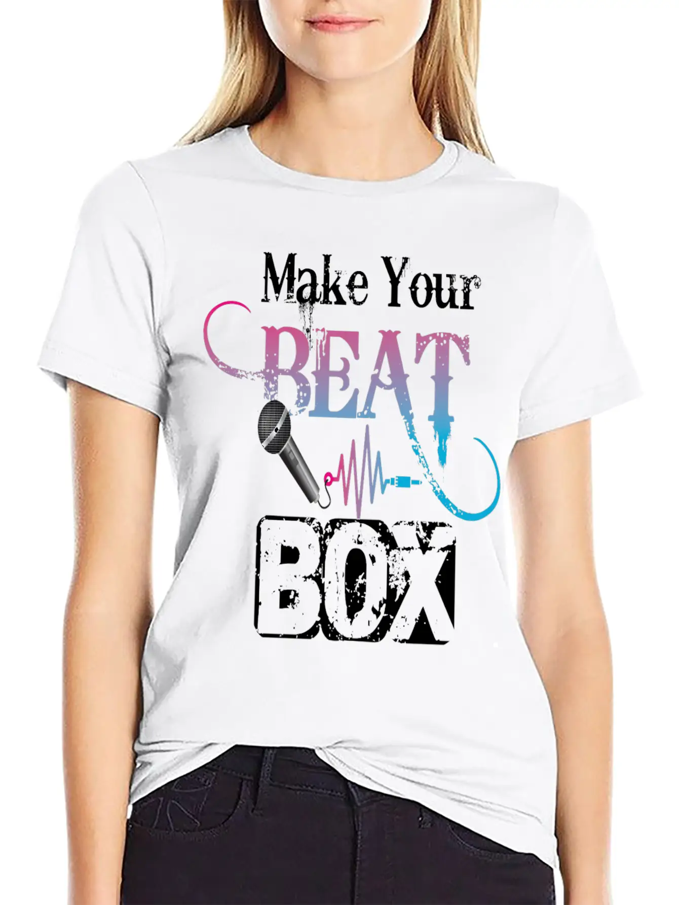 Beatboxing Beatbox Hiphop Fifth Element Of Music Stylish Everyday T-Shirt – Unisex Basic Cotton Tee
