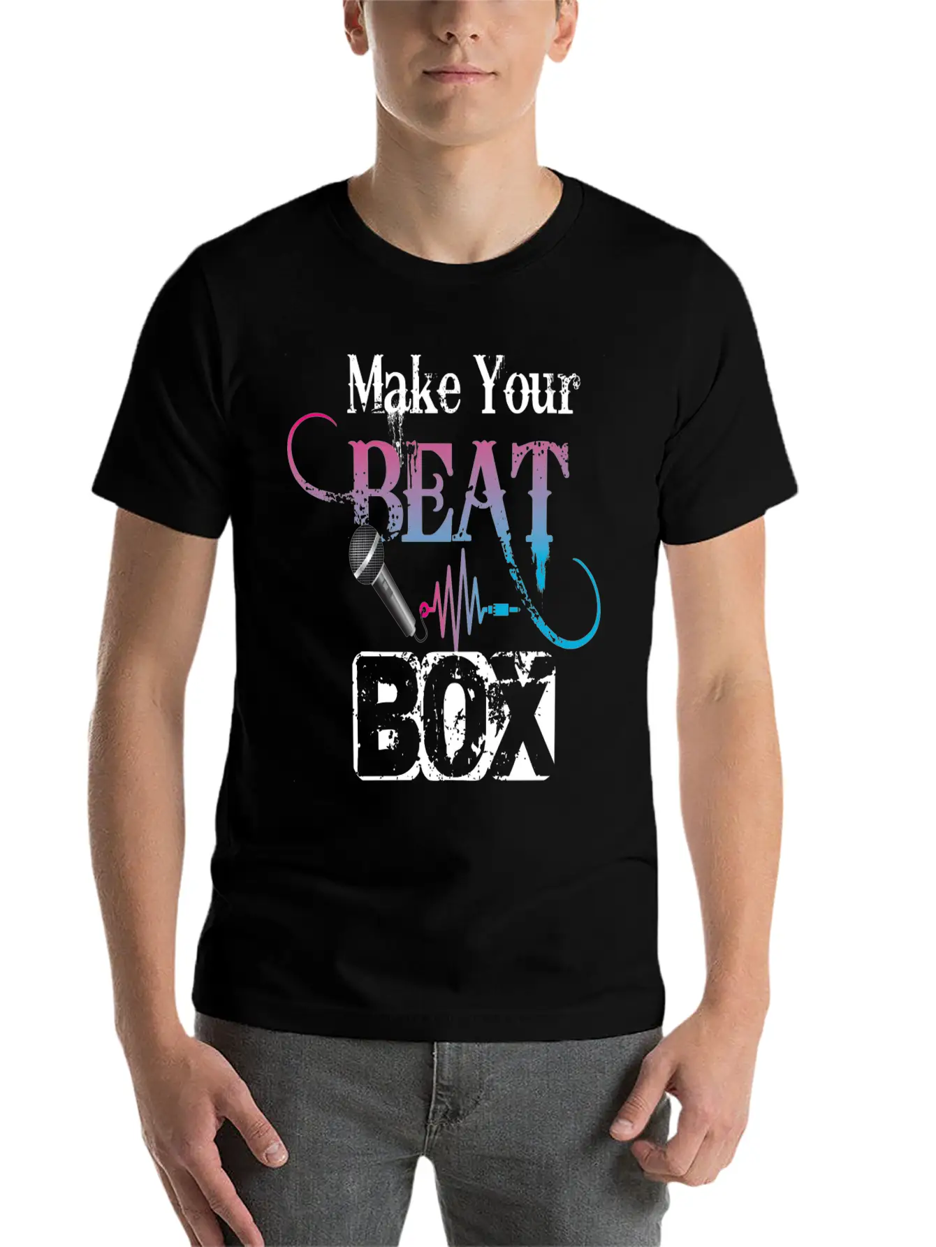 Beatboxing Beatbox Hiphop Fifth Element Of Music Stylish Everyday T-Shirt – Unisex Basic Cotton Tee