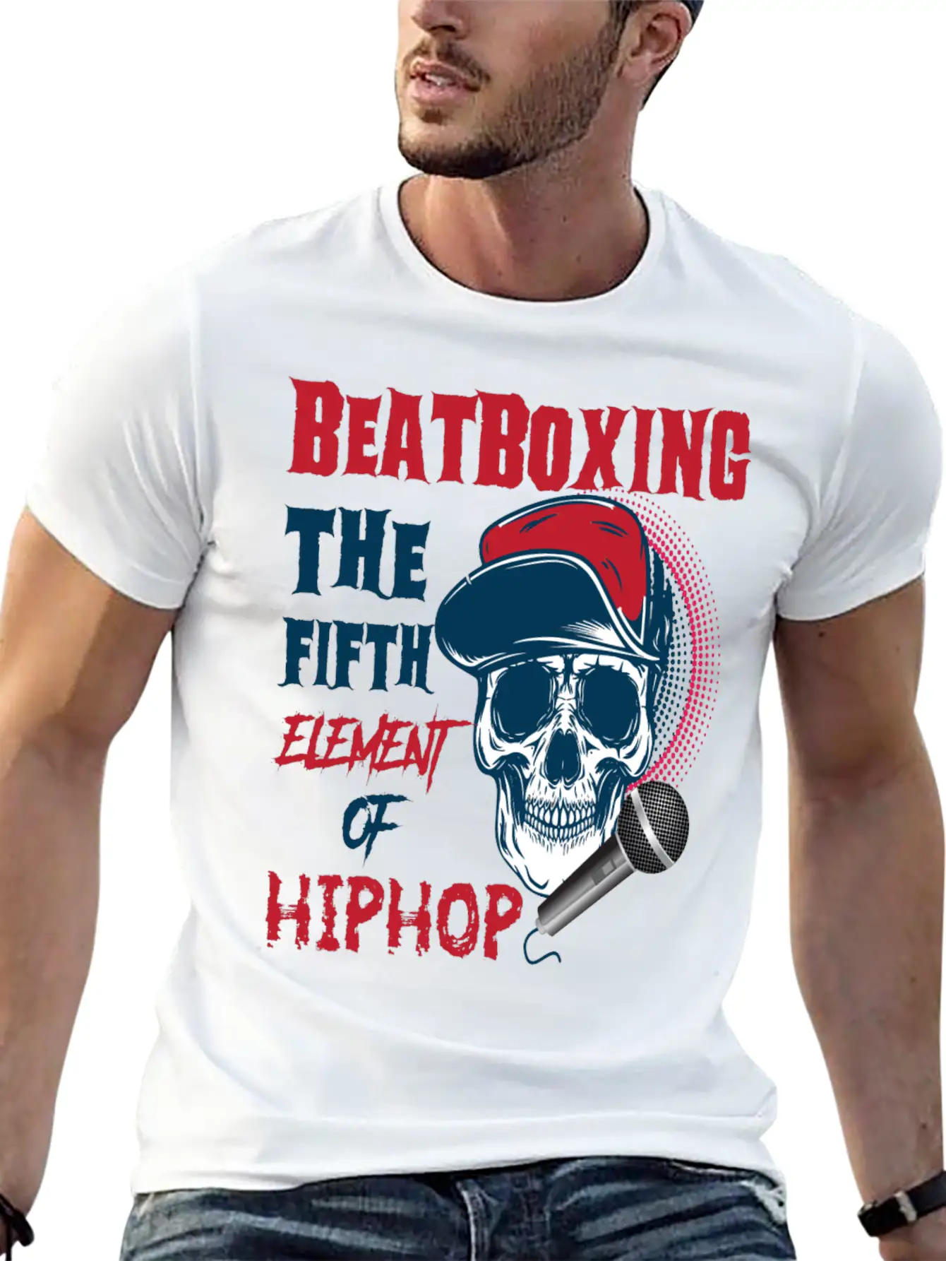 Beatboxing Beatbox Hiphop Fifth Element Of Music Unisex Short Sleeve Soft Cotton T-Shirt – Casual Everyday Wear