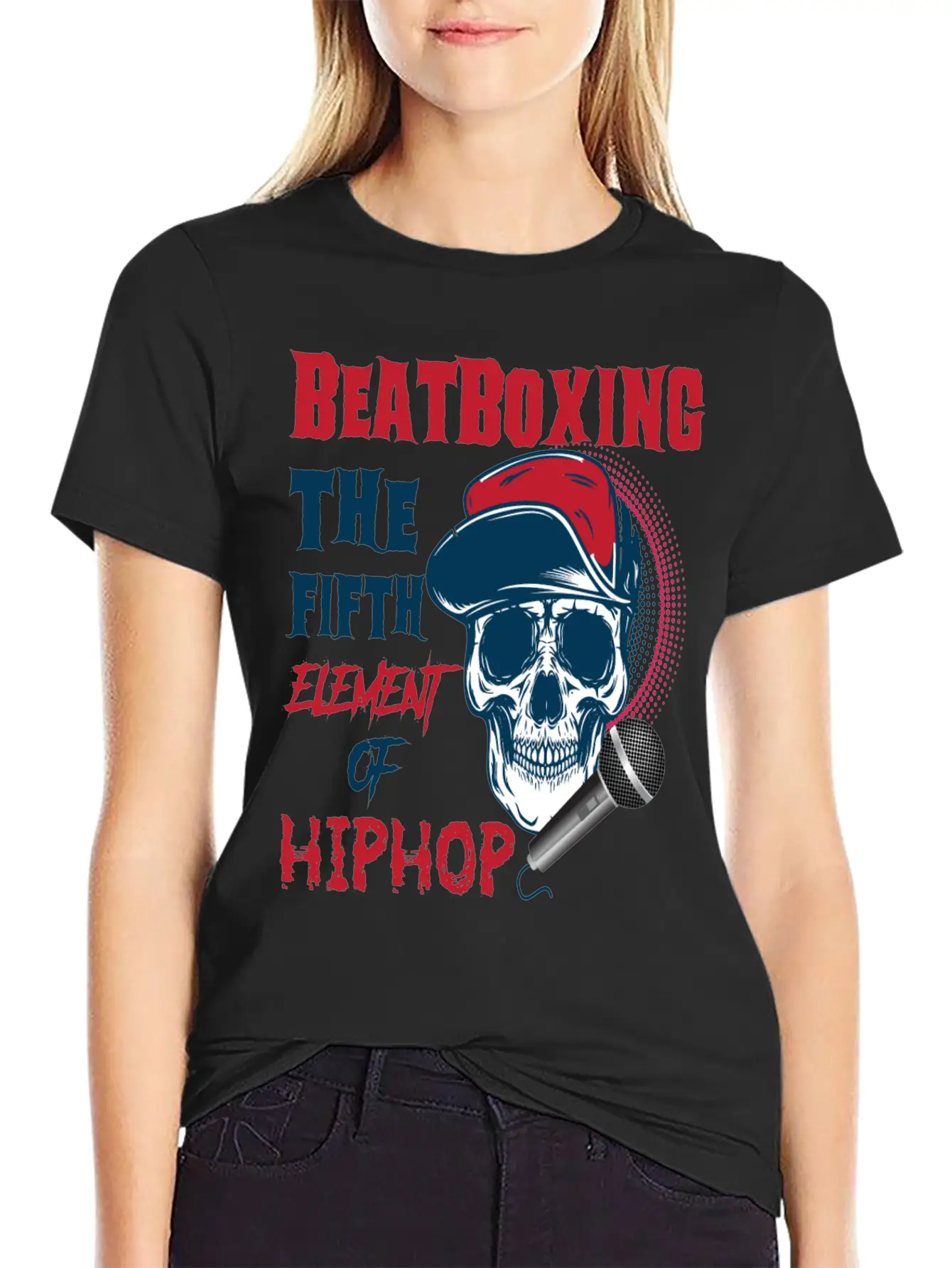 Beatboxing Beatbox Hiphop Fifth Element Of Music Unisex Short Sleeve Soft Cotton T-Shirt – Casual Everyday Wear