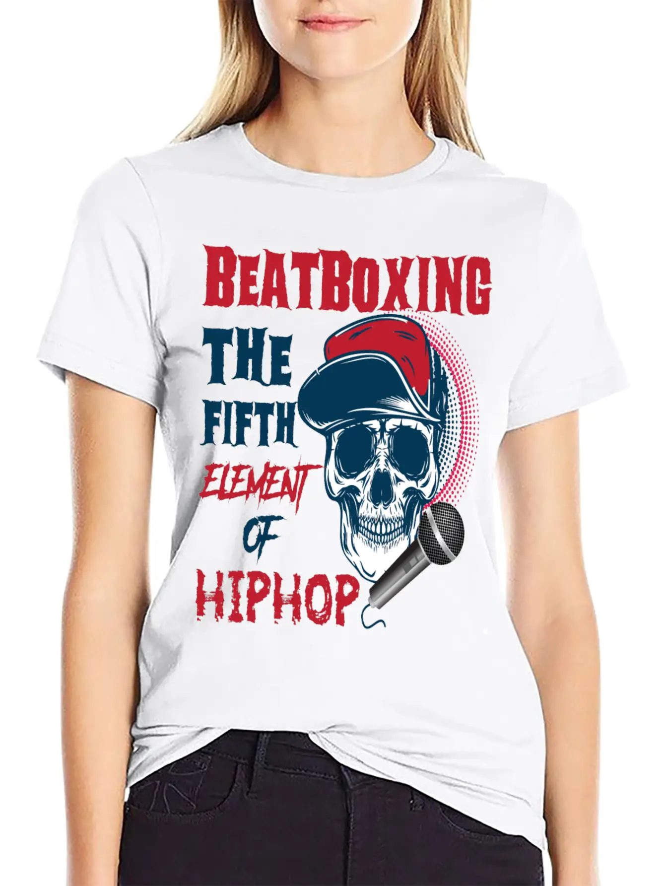 Beatboxing Beatbox Hiphop Fifth Element Of Music Unisex Short Sleeve Soft Cotton T-Shirt – Casual Everyday Wear