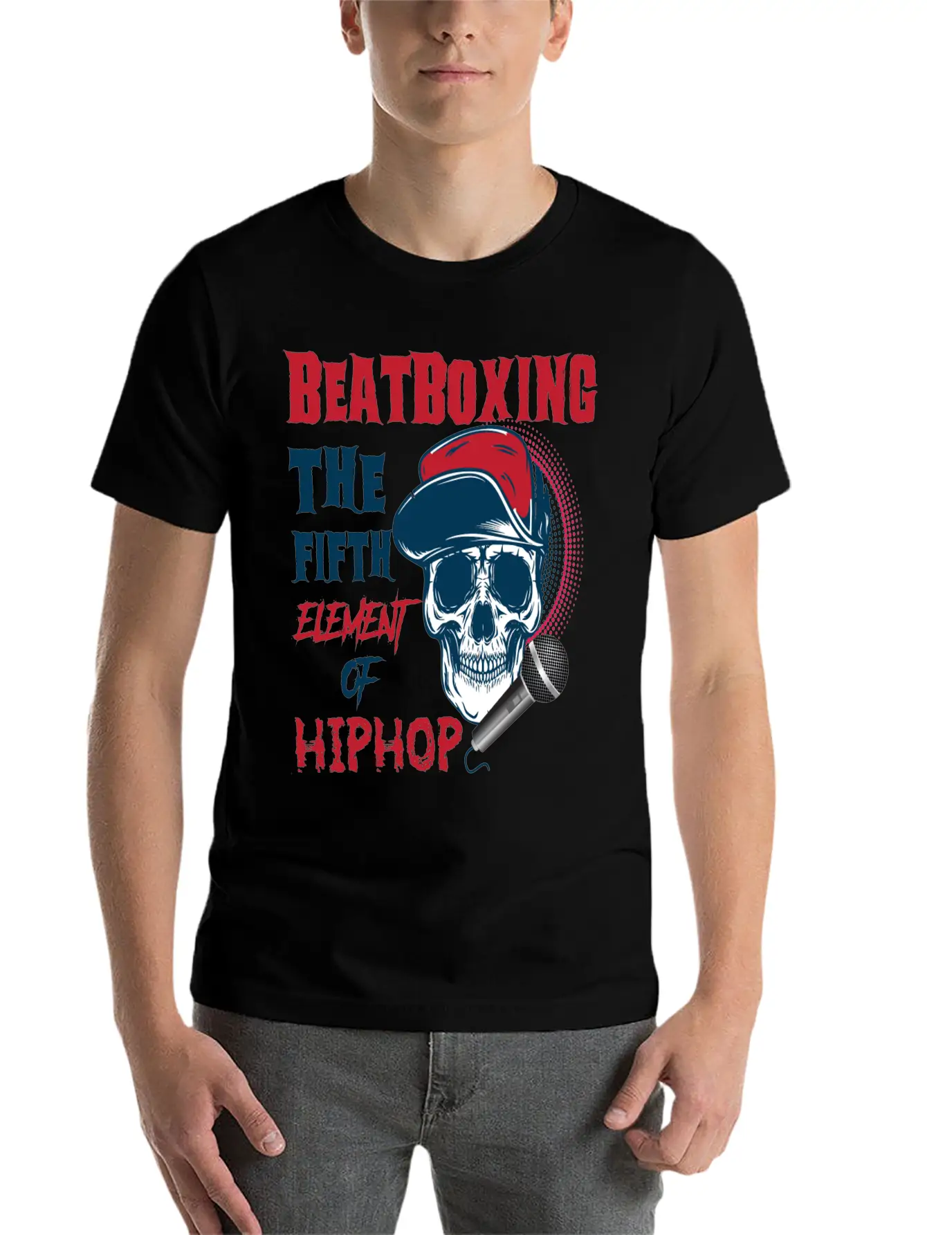 Beatboxing Beatbox Hiphop Fifth Element Of Music Unisex Short Sleeve Soft Cotton T-Shirt – Casual Everyday Wear