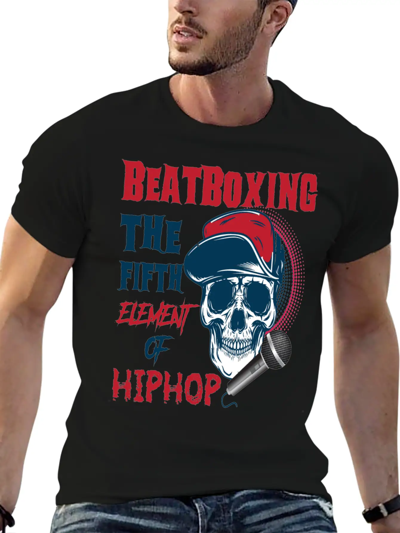Beatboxing Beatbox Hiphop Fifth Element Of Music Unisex Short Sleeve Soft Cotton T-Shirt – Casual Everyday Wear
