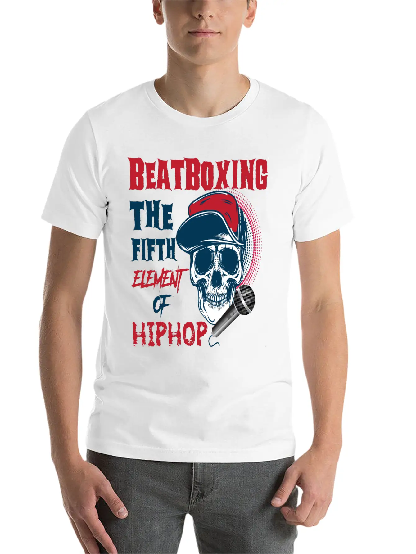 Beatboxing Beatbox Hiphop Fifth Element Of Music Unisex Short Sleeve Soft Cotton T-Shirt – Casual Everyday Wear