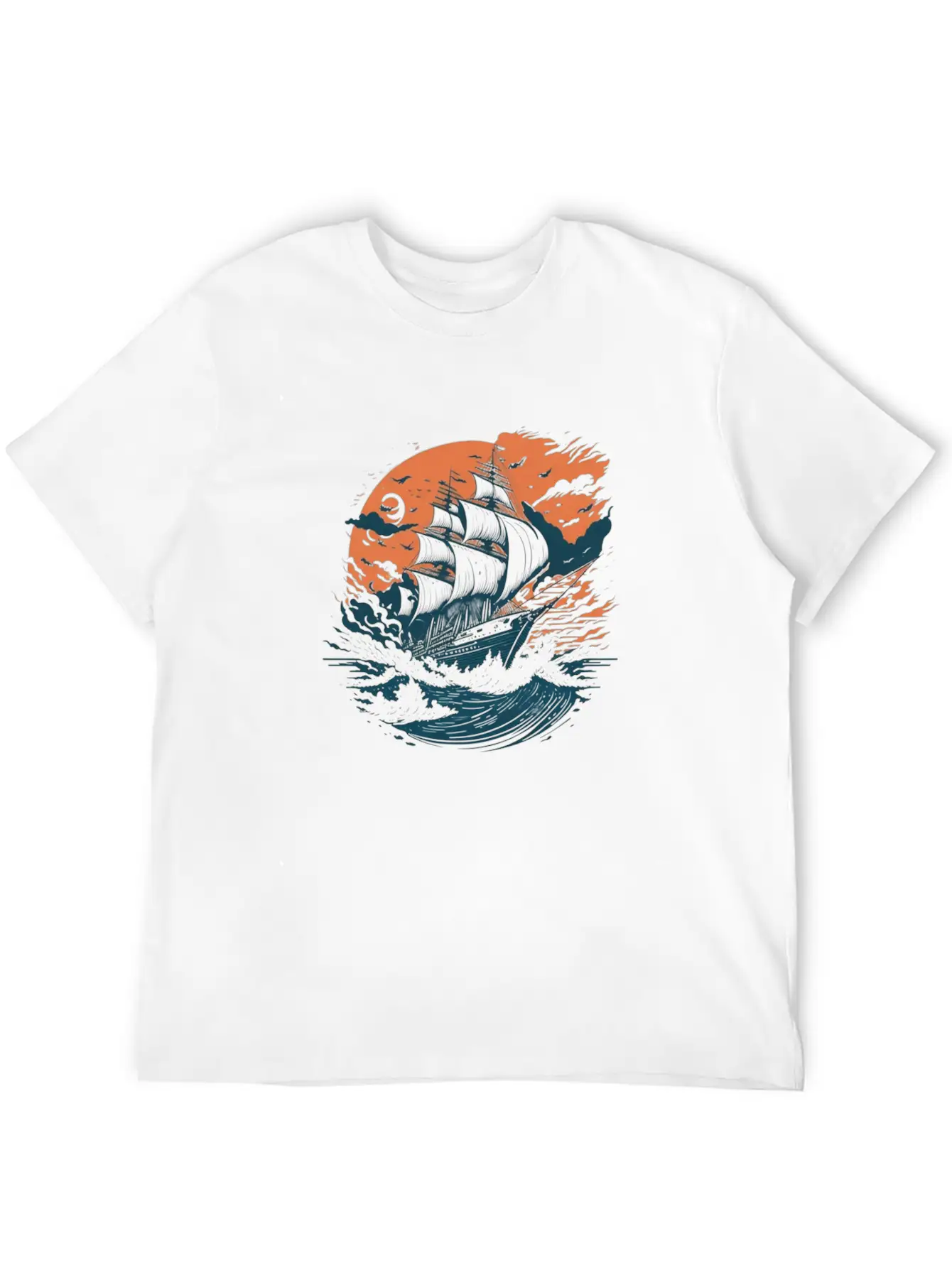 Beautiful Ancient Ship Stylish Everyday T-Shirt – Unisex Basic Cotton Tee