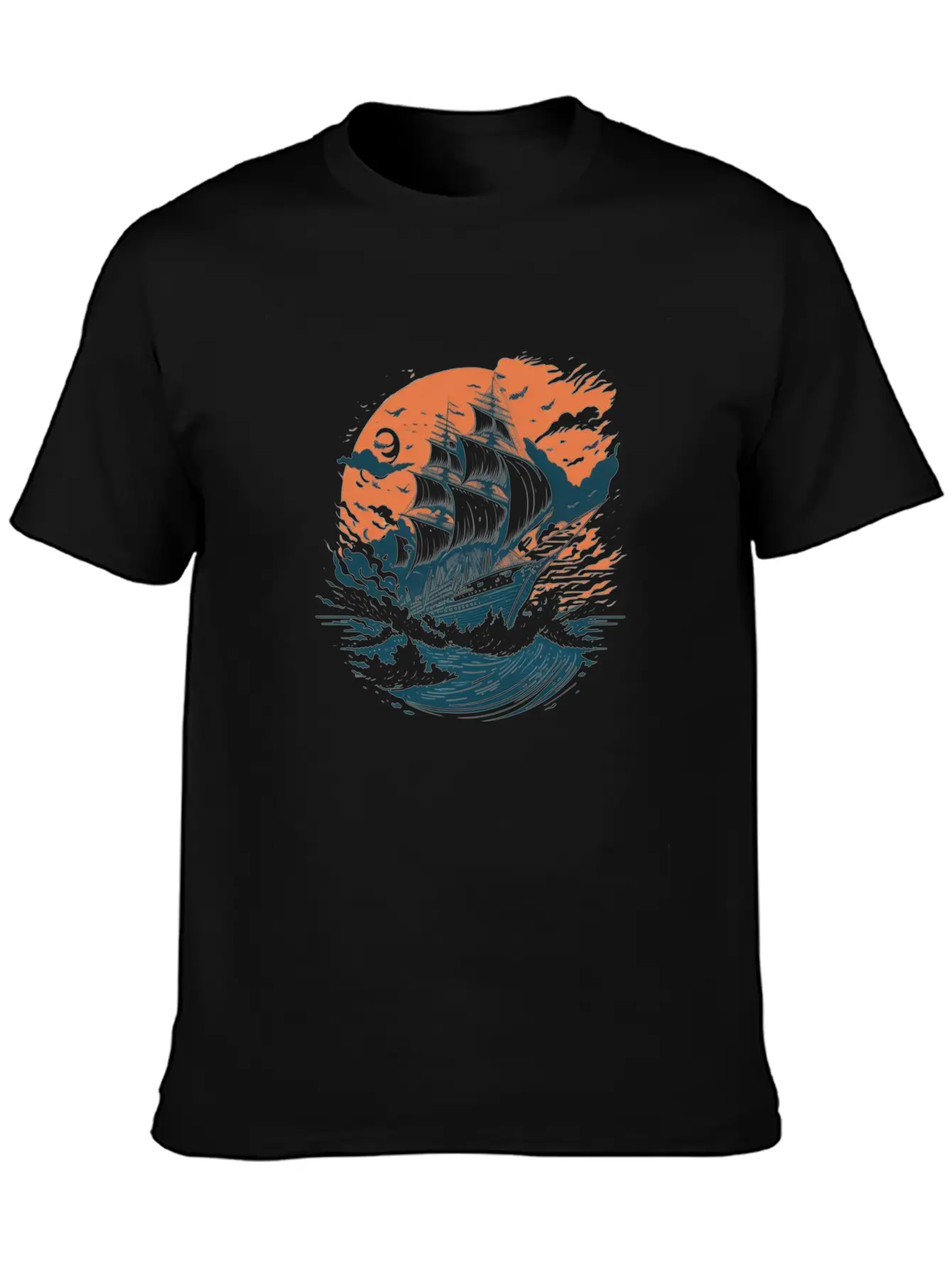 Beautiful Ancient Ship Stylish Everyday T-Shirt – Unisex Basic Cotton Tee