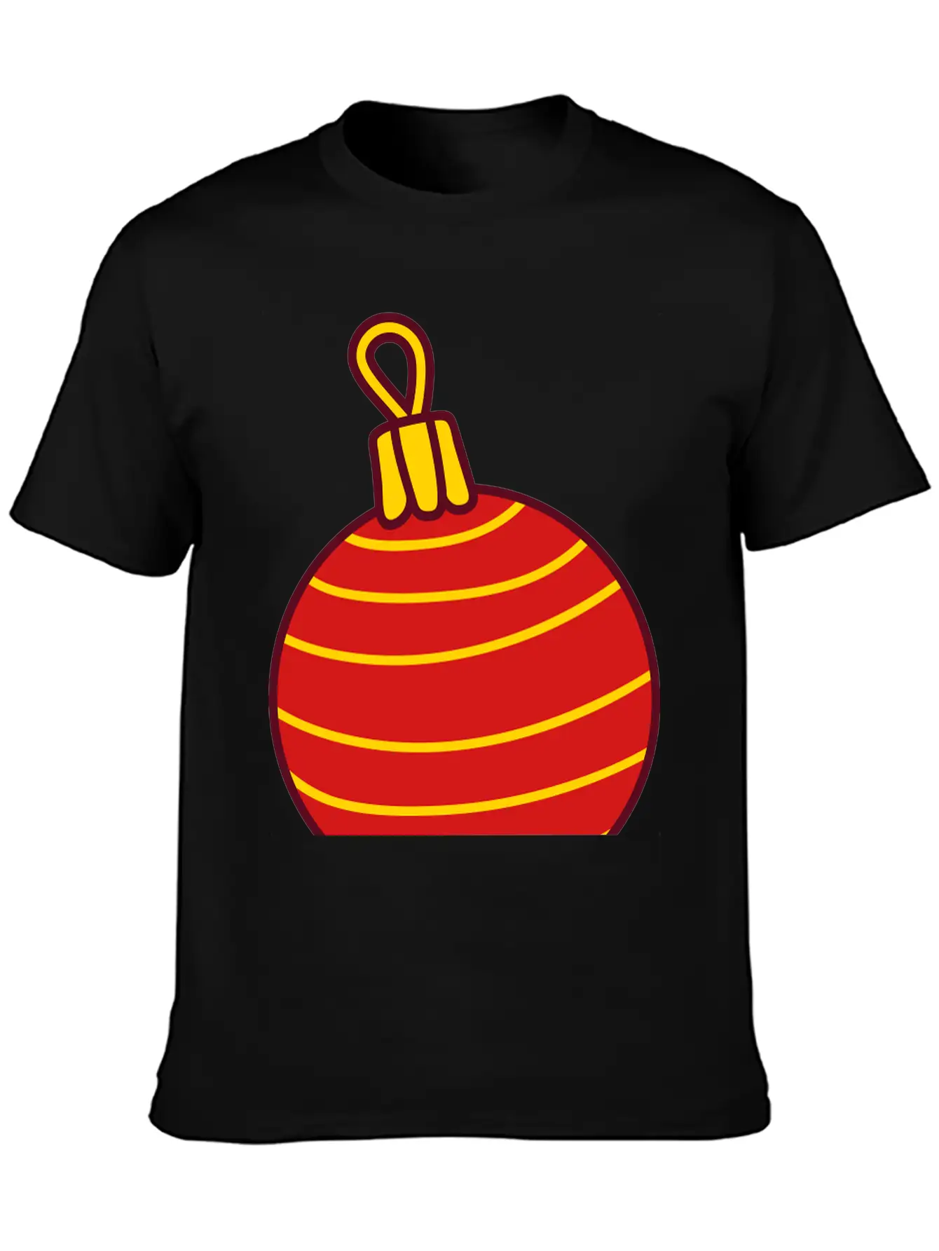Beautiful Bauble Design Stylish Everyday T-Shirt – Unisex Basic Cotton Tee