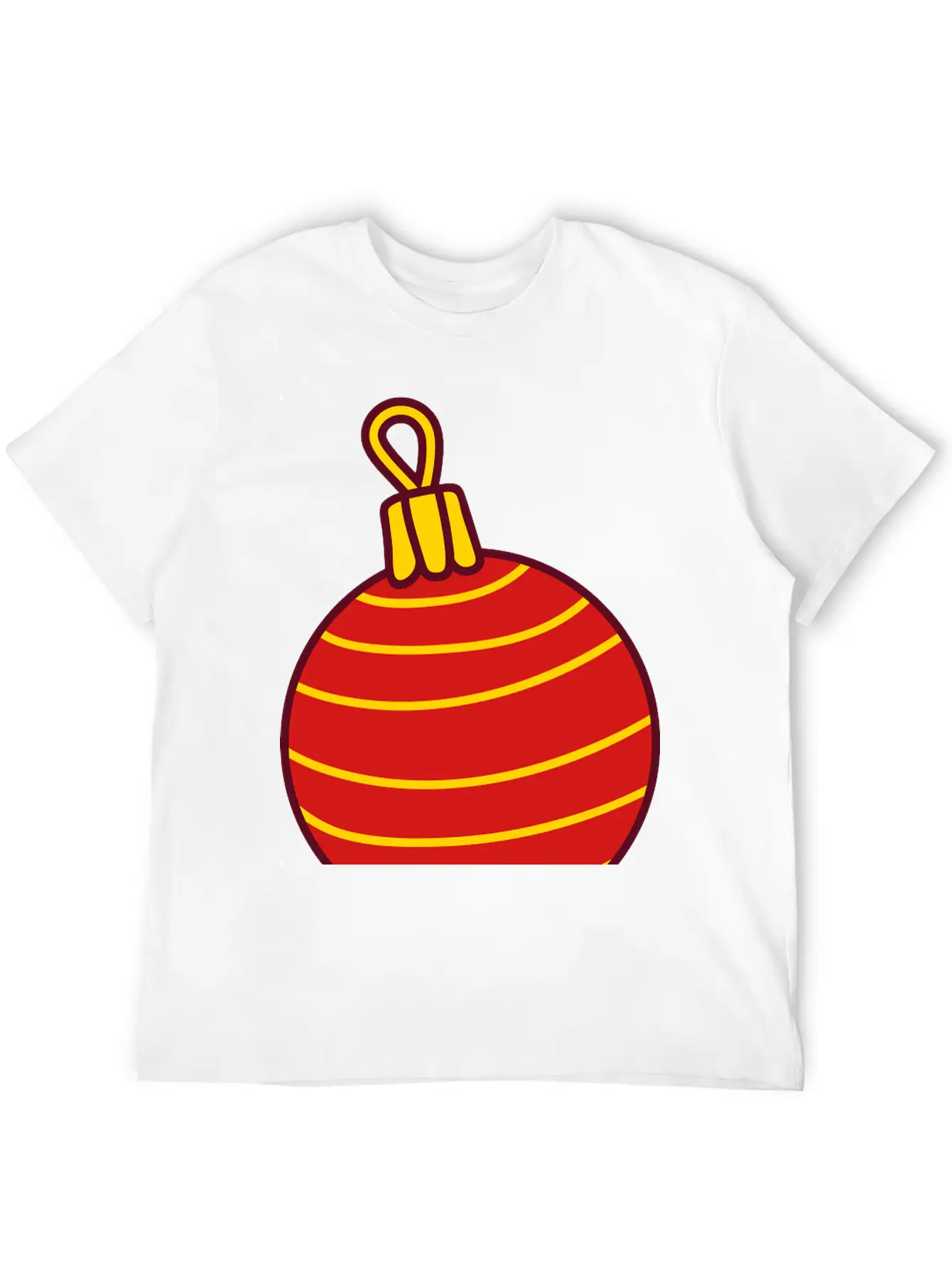 Beautiful Bauble Design Stylish Everyday T-Shirt – Unisex Basic Cotton Tee