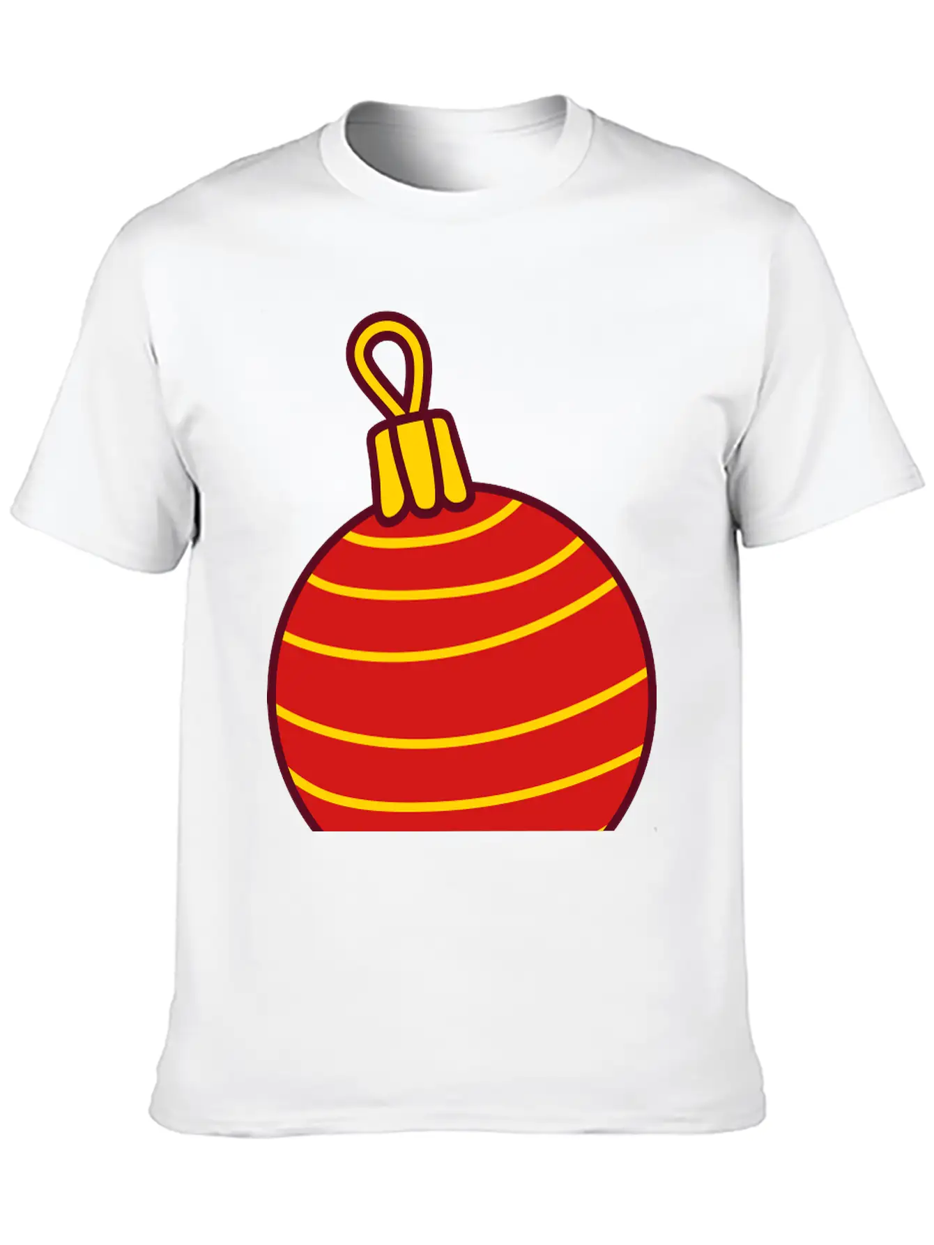 Beautiful Bauble Design Stylish Everyday T-Shirt – Unisex Basic Cotton Tee