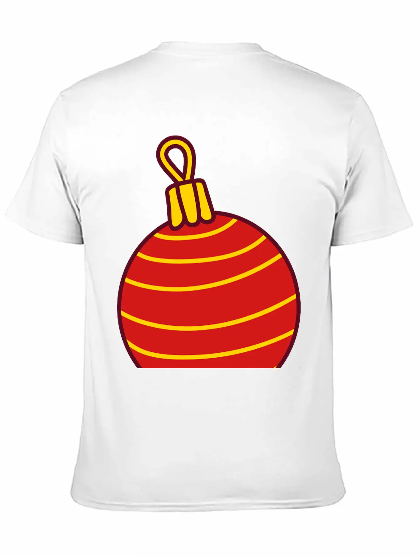 Beautiful Bauble Design Stylish Everyday T-Shirt – Unisex Basic Cotton Tee
