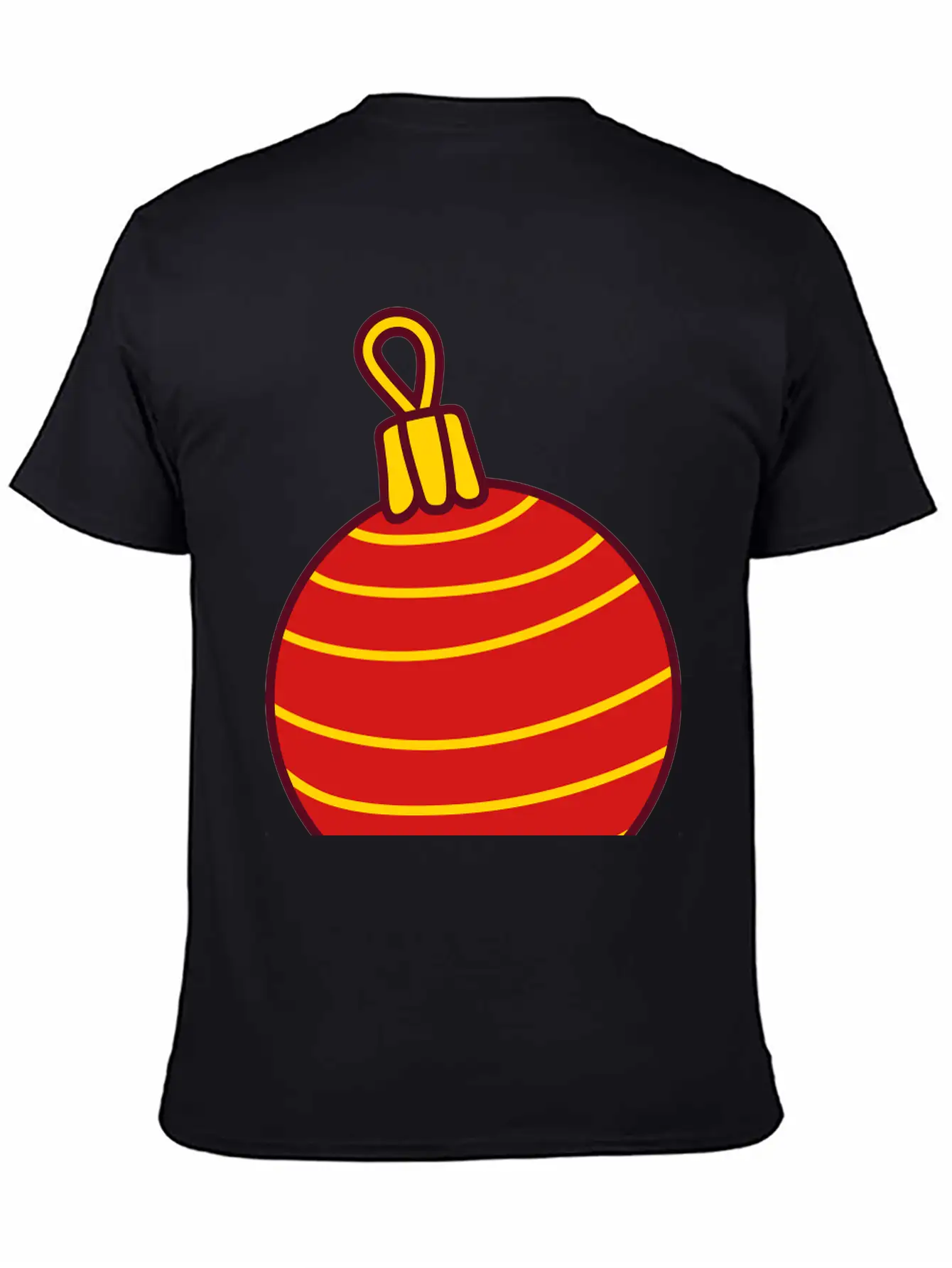 Beautiful Bauble Design Stylish Everyday T-Shirt – Unisex Basic Cotton Tee