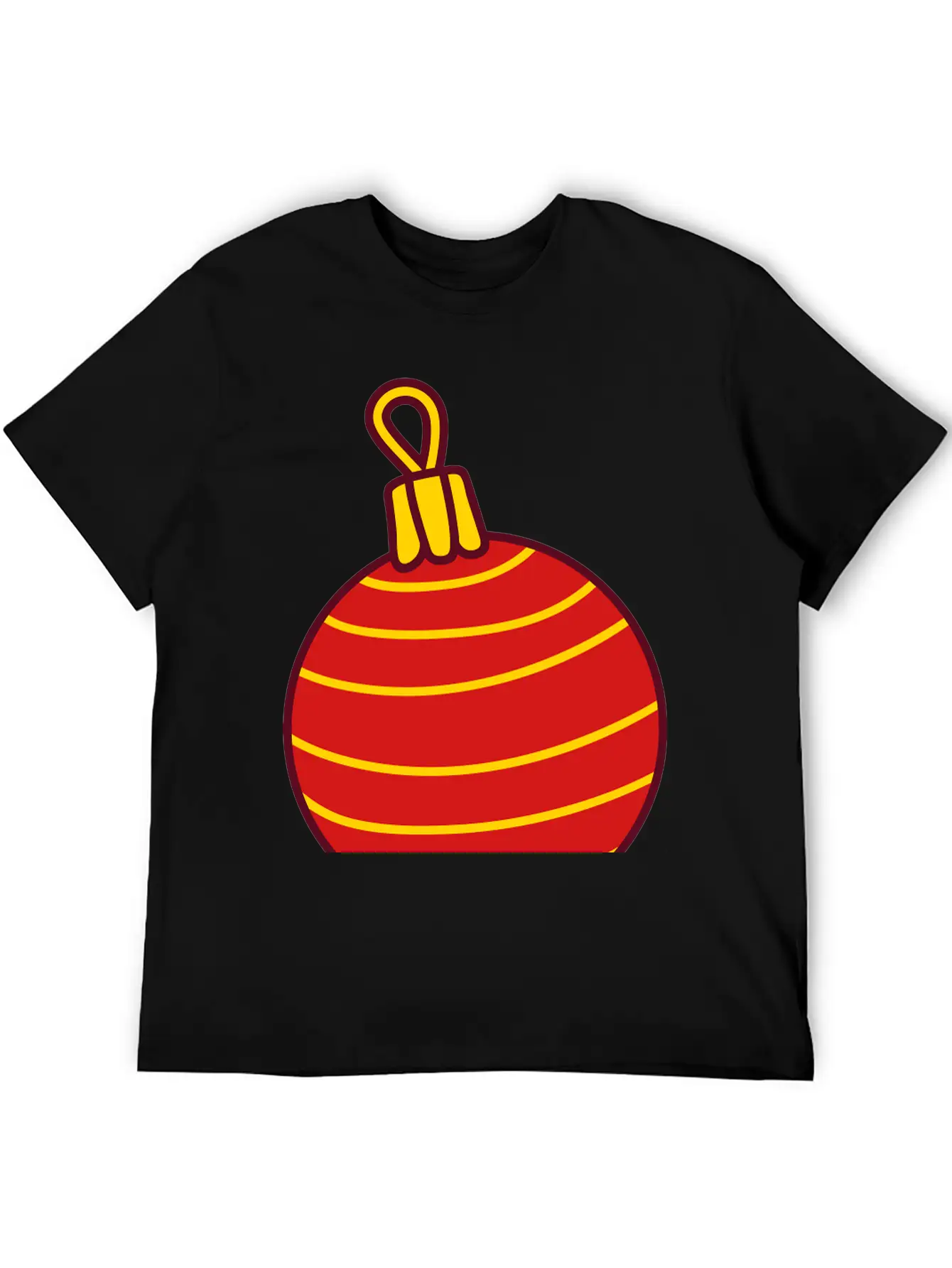 Beautiful Bauble Design Stylish Everyday T-Shirt – Unisex Basic Cotton Tee