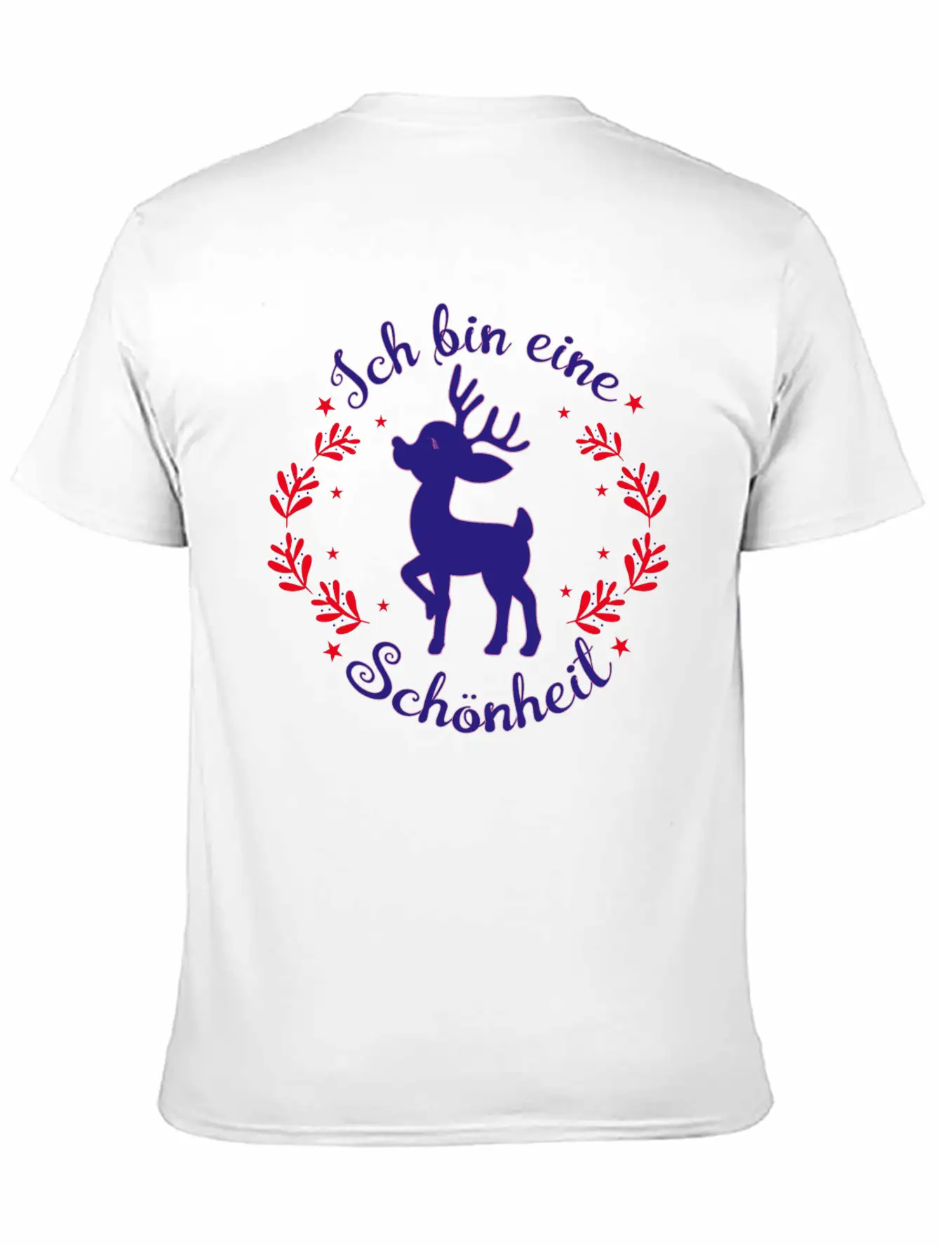 Beautiful Deer As Christmas Beauty Stylish Everyday T-Shirt – Unisex Basic Cotton Tee