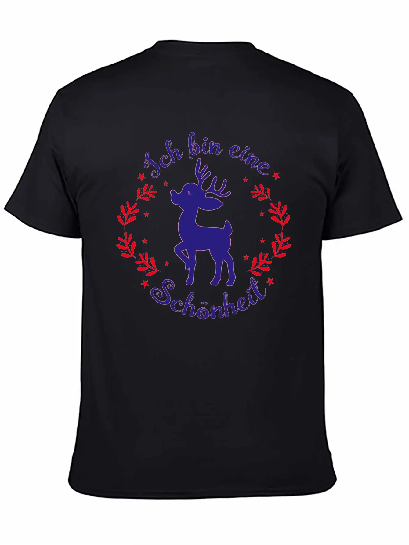 Beautiful Deer As Christmas Beauty Stylish Everyday T-Shirt – Unisex Basic Cotton Tee