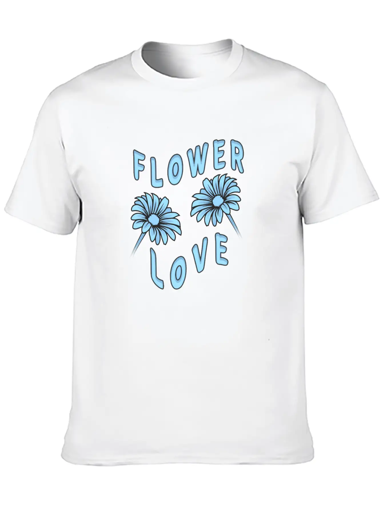 Beautiful Flowers Flower Love Essential Unisex Summer Tee – Soft Cotton Casual Fit