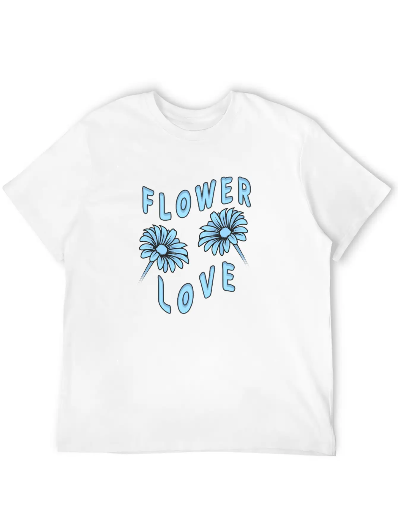 Beautiful Flowers Flower Love Essential Unisex Summer Tee – Soft Cotton Casual Fit