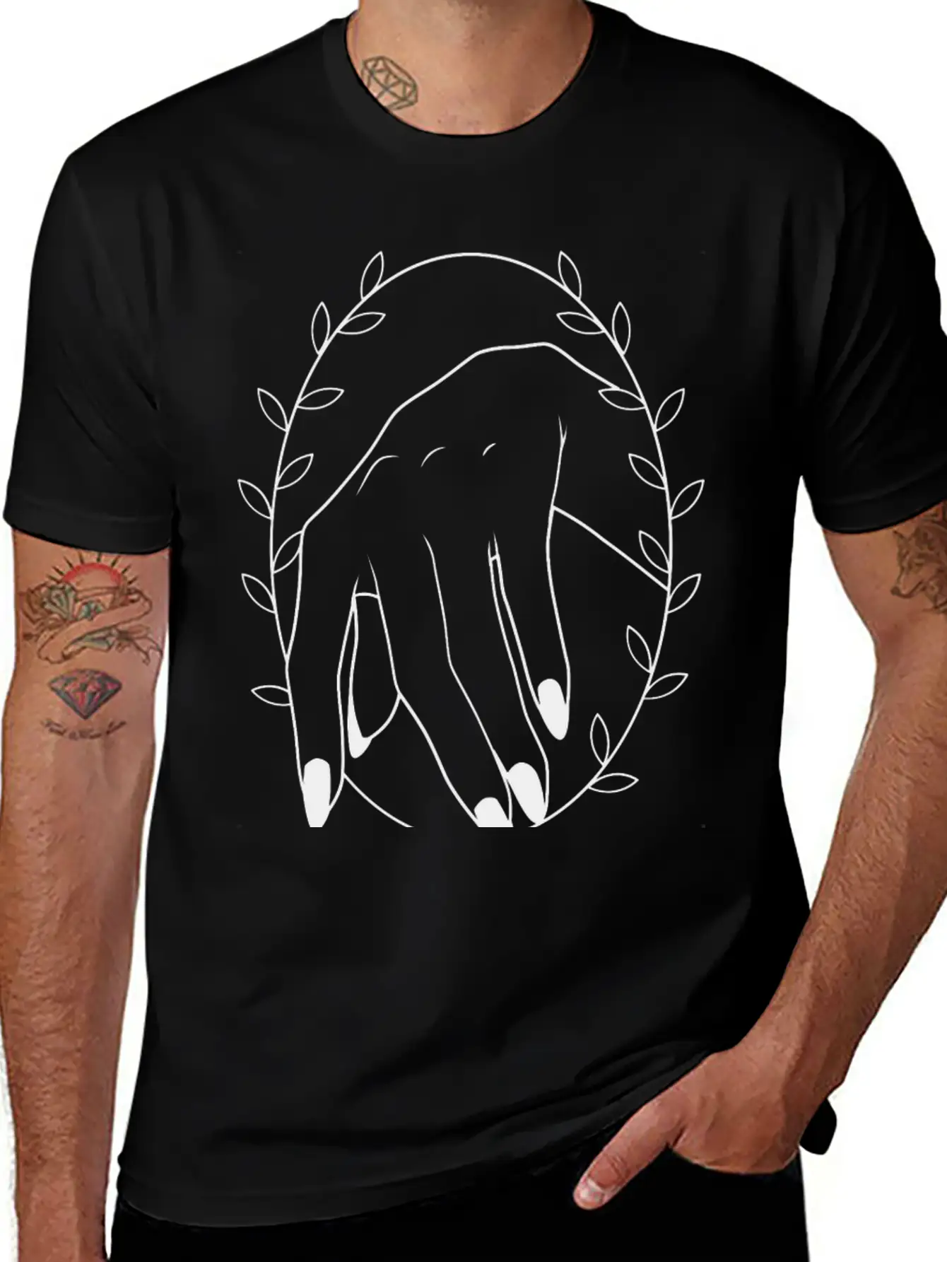 BEAUTIFUL HAND IN CIRCLE Essential Unisex Summer Tee – Soft Cotton Casual Fit